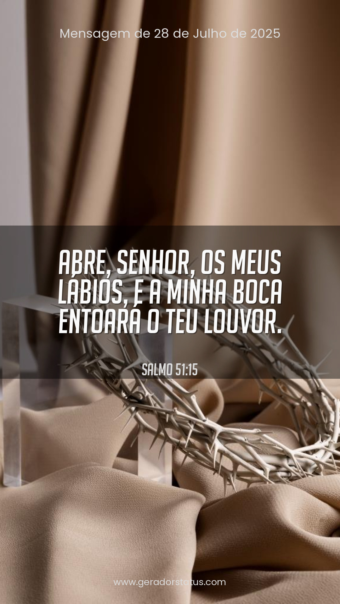 Status do dia: Salmo
