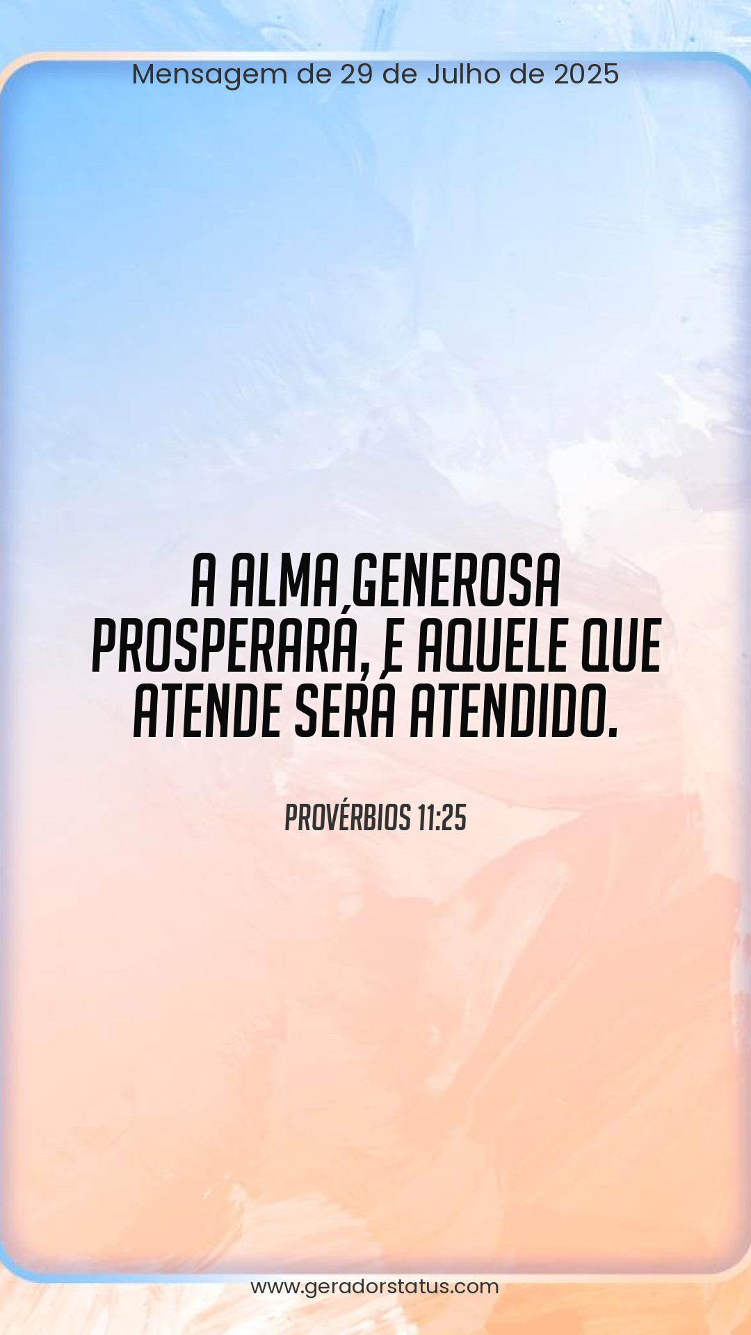 Status do dia: Versículo