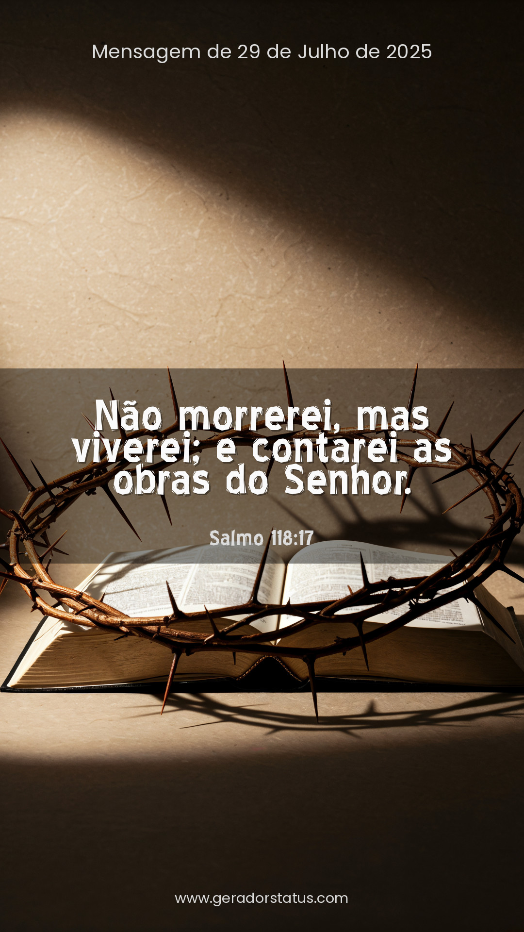 Status do dia: Salmo