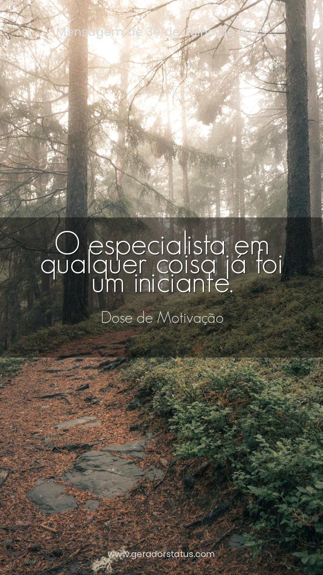 Status do dia: Motivacional