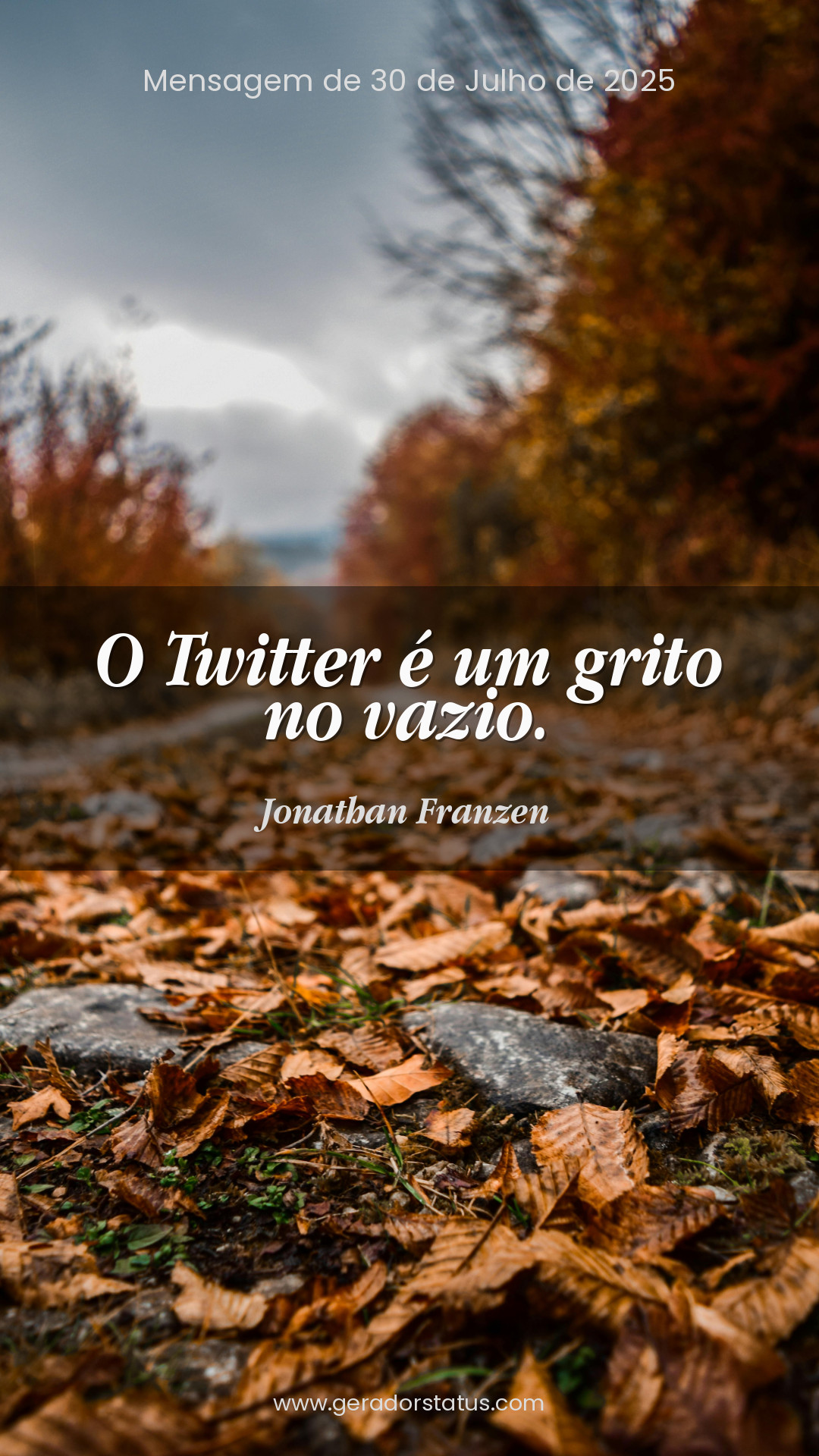 Status do dia: Citação