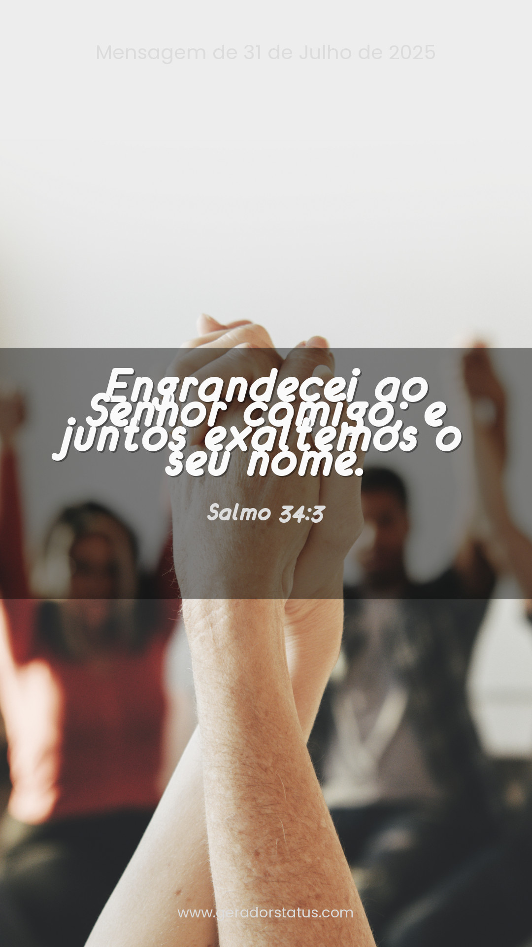 Status do dia: Salmo