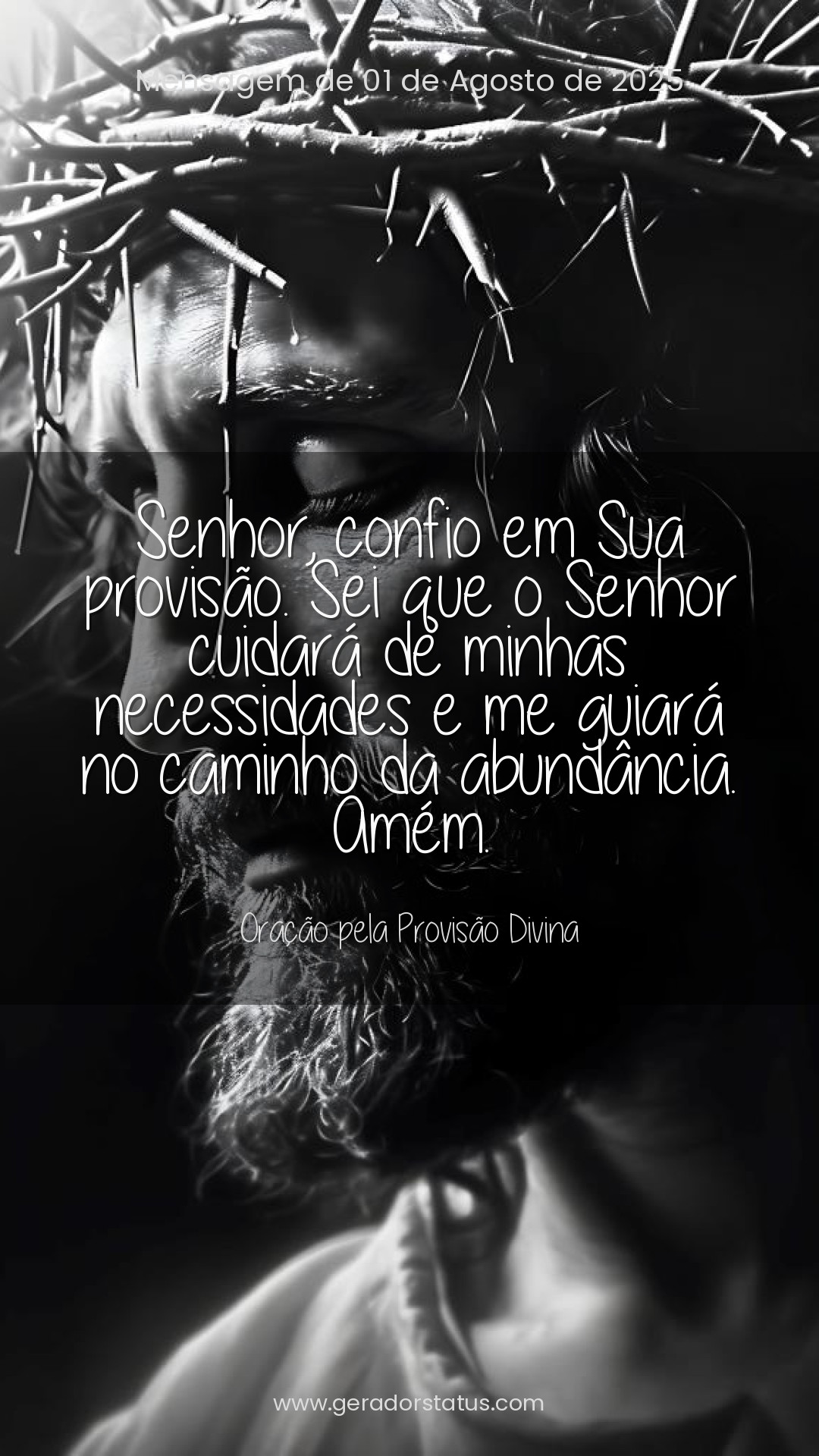 Status do dia: Oração Cristã