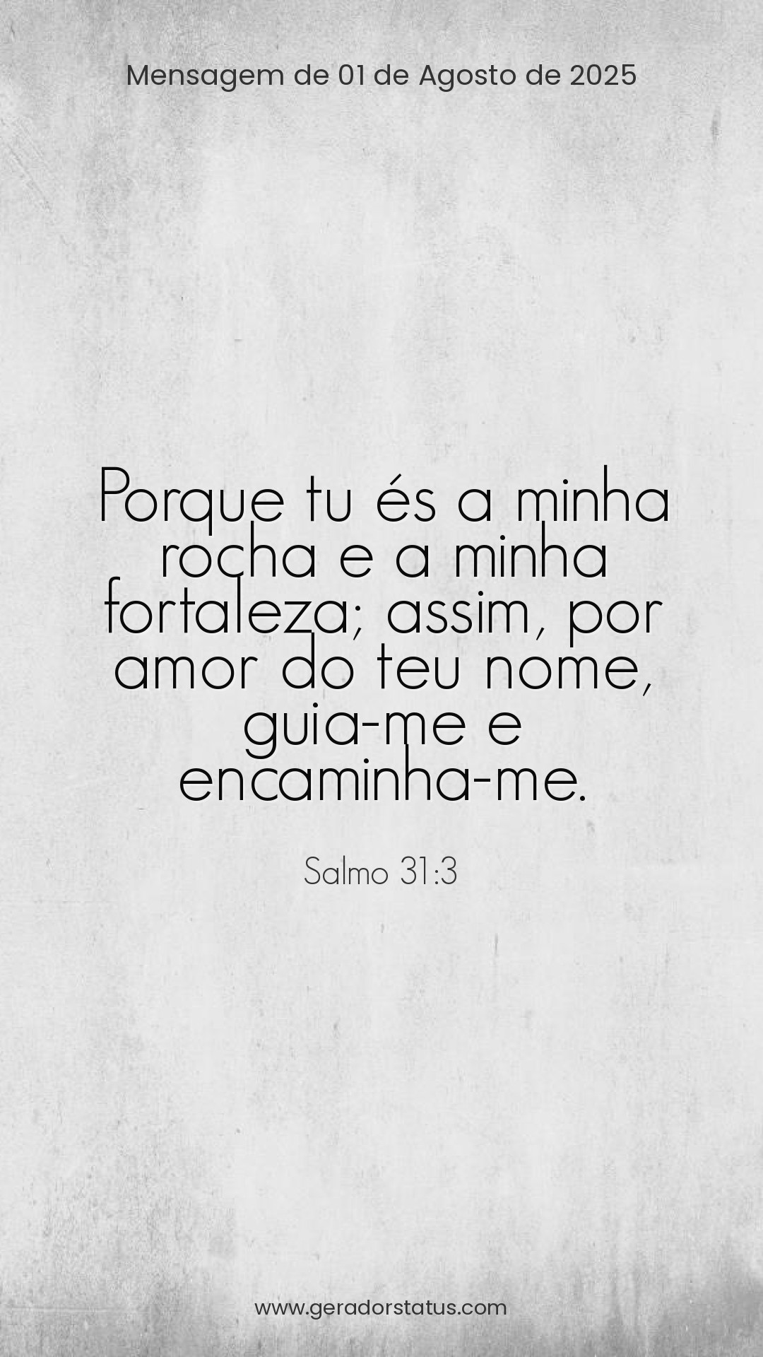 Status do dia: Salmo