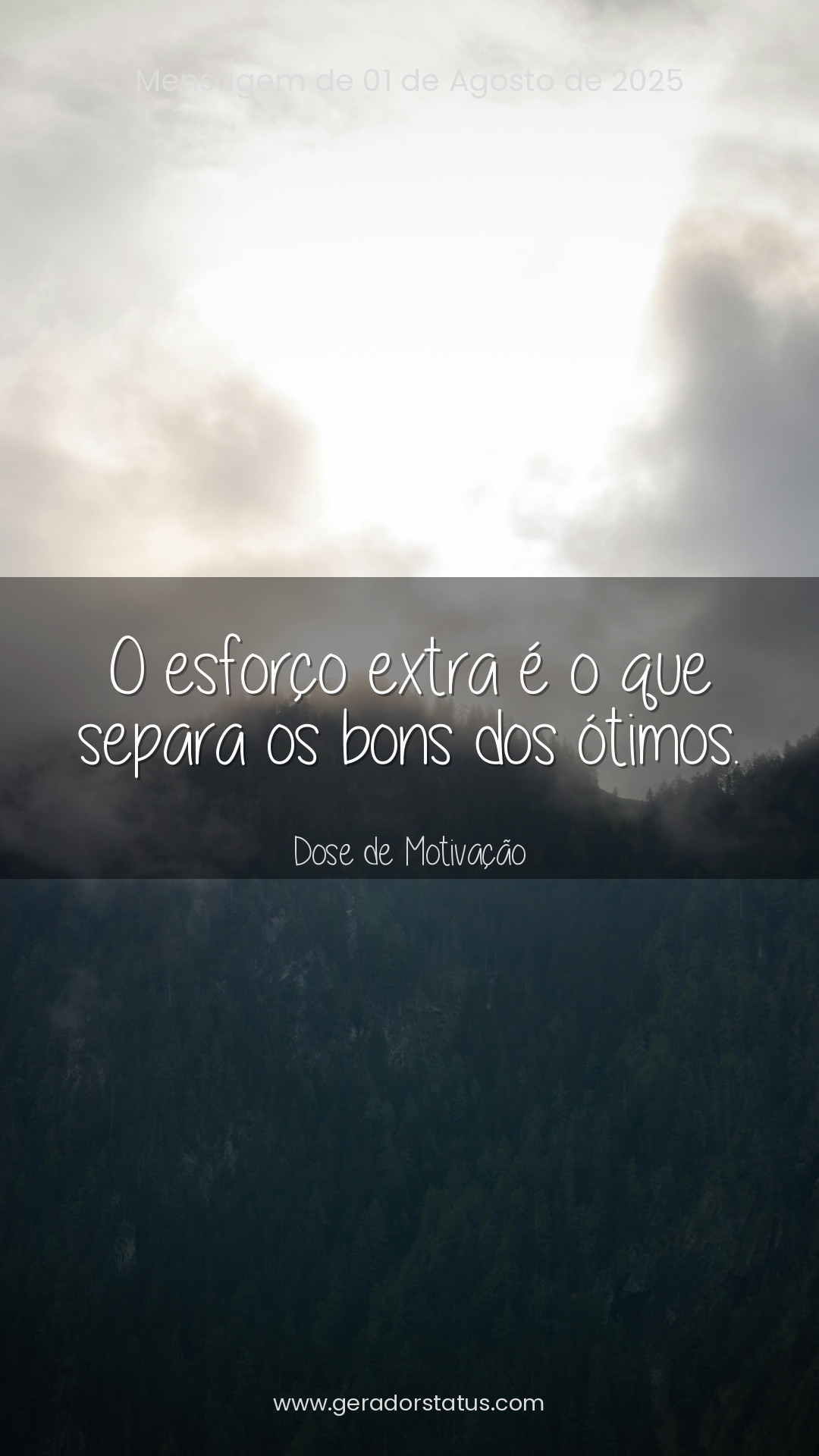 Status do dia: Motivacional