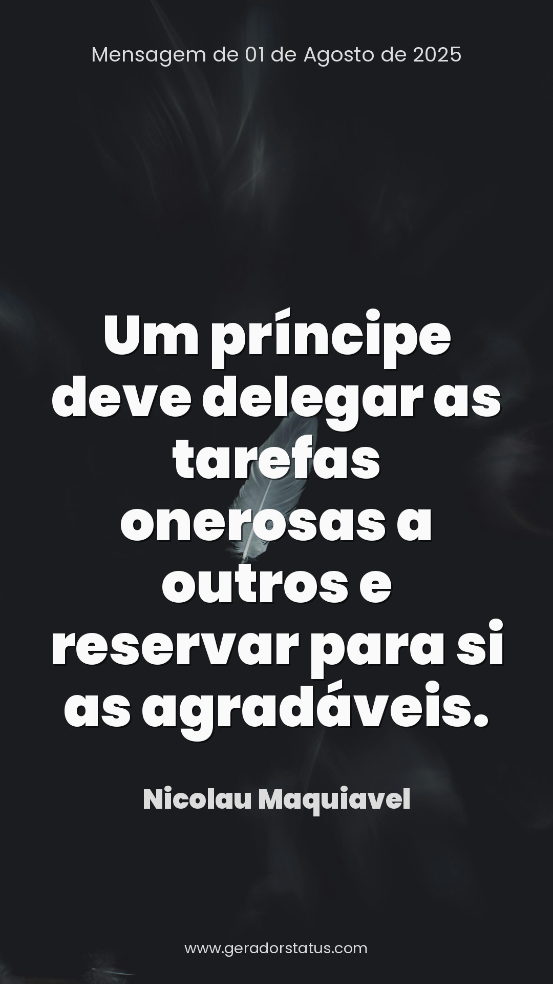 Status do dia: Sabedoria