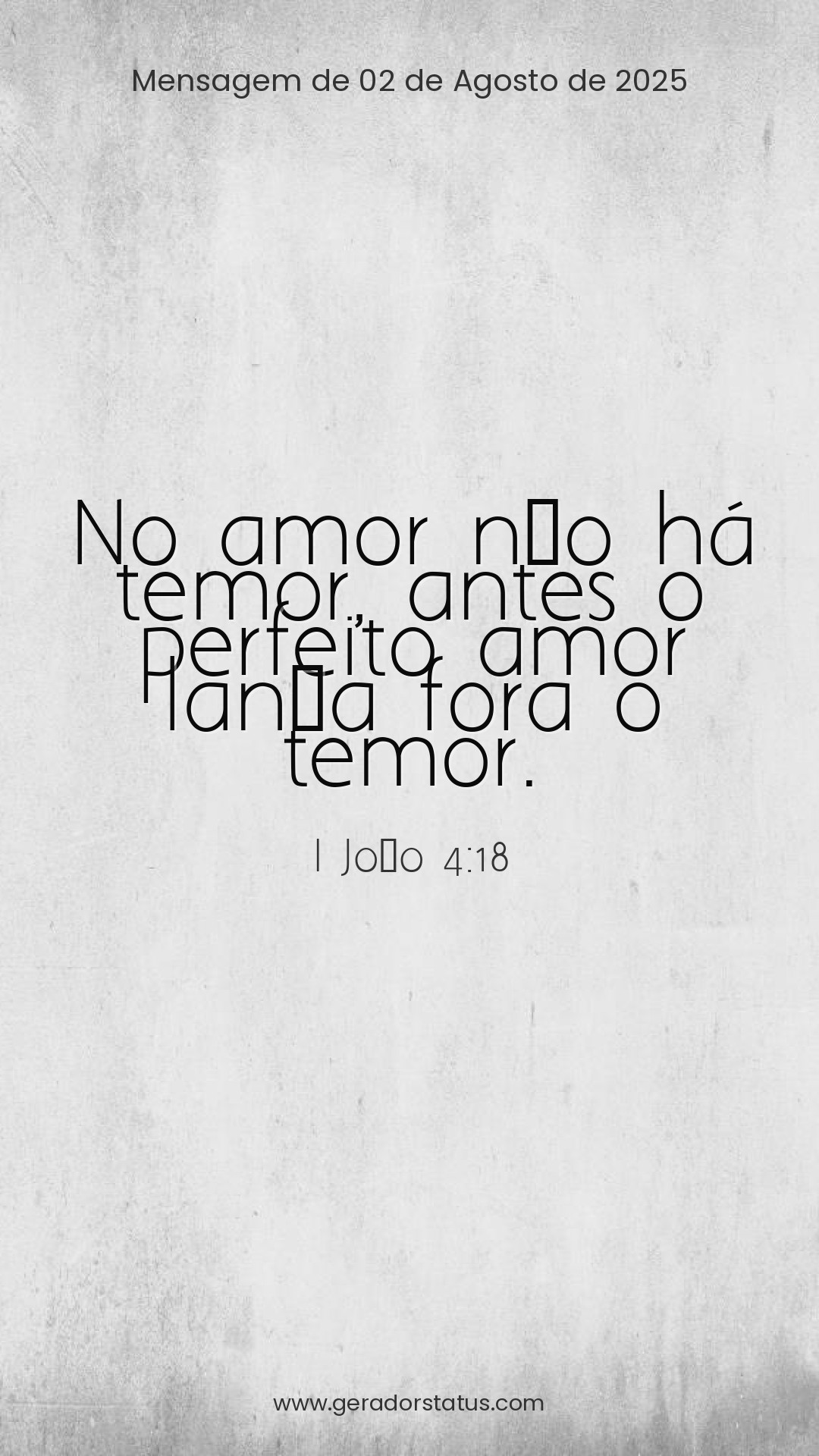 Status do dia: Versículo