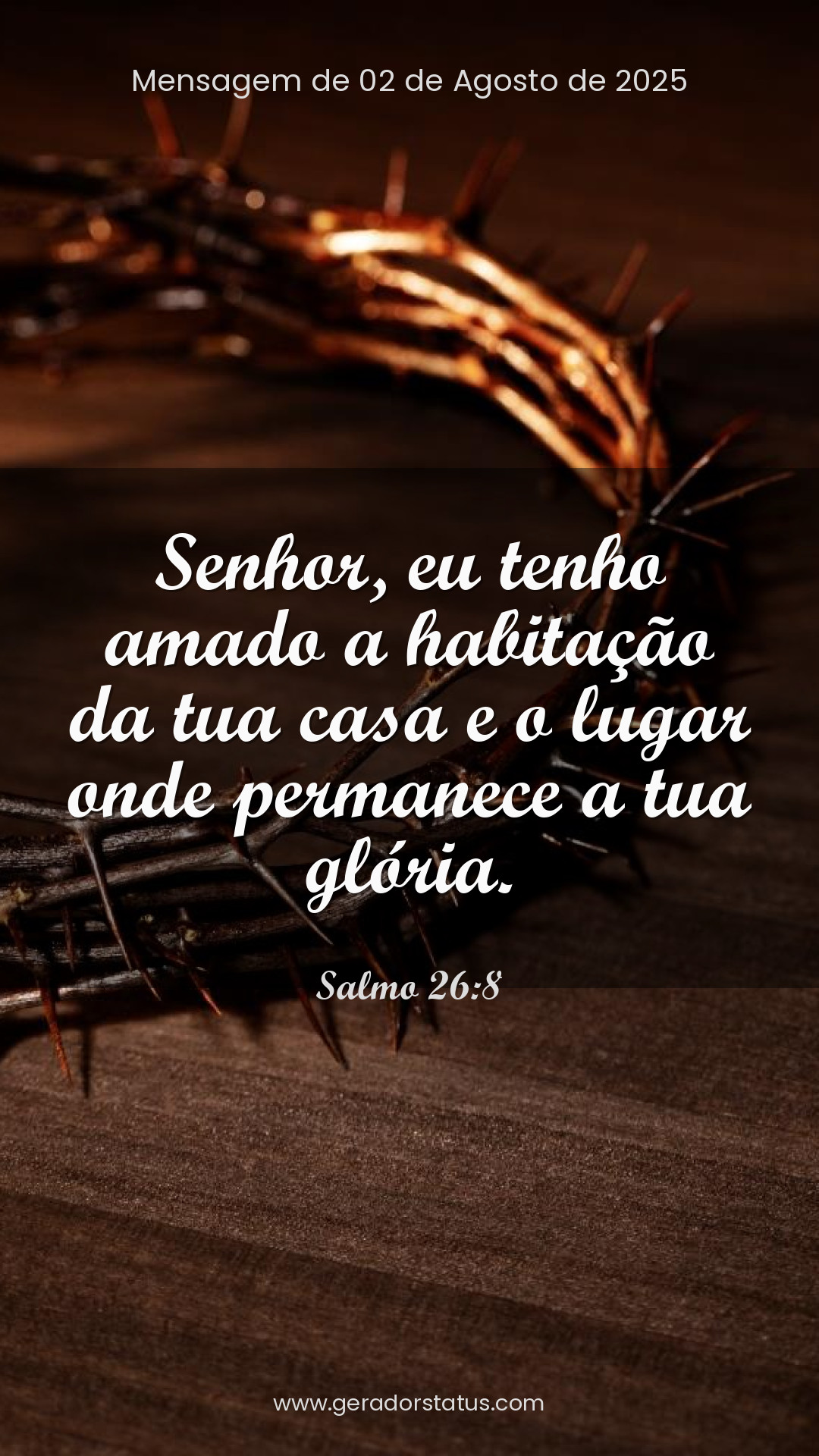 Status do dia: Salmo