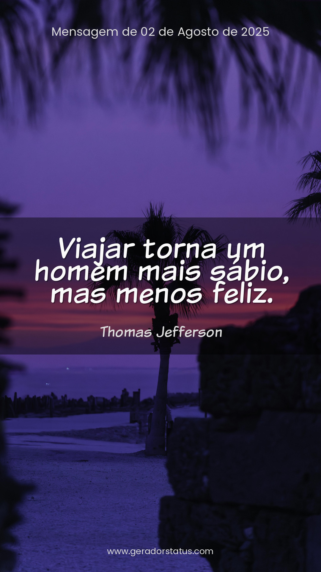 Status do dia: Citação