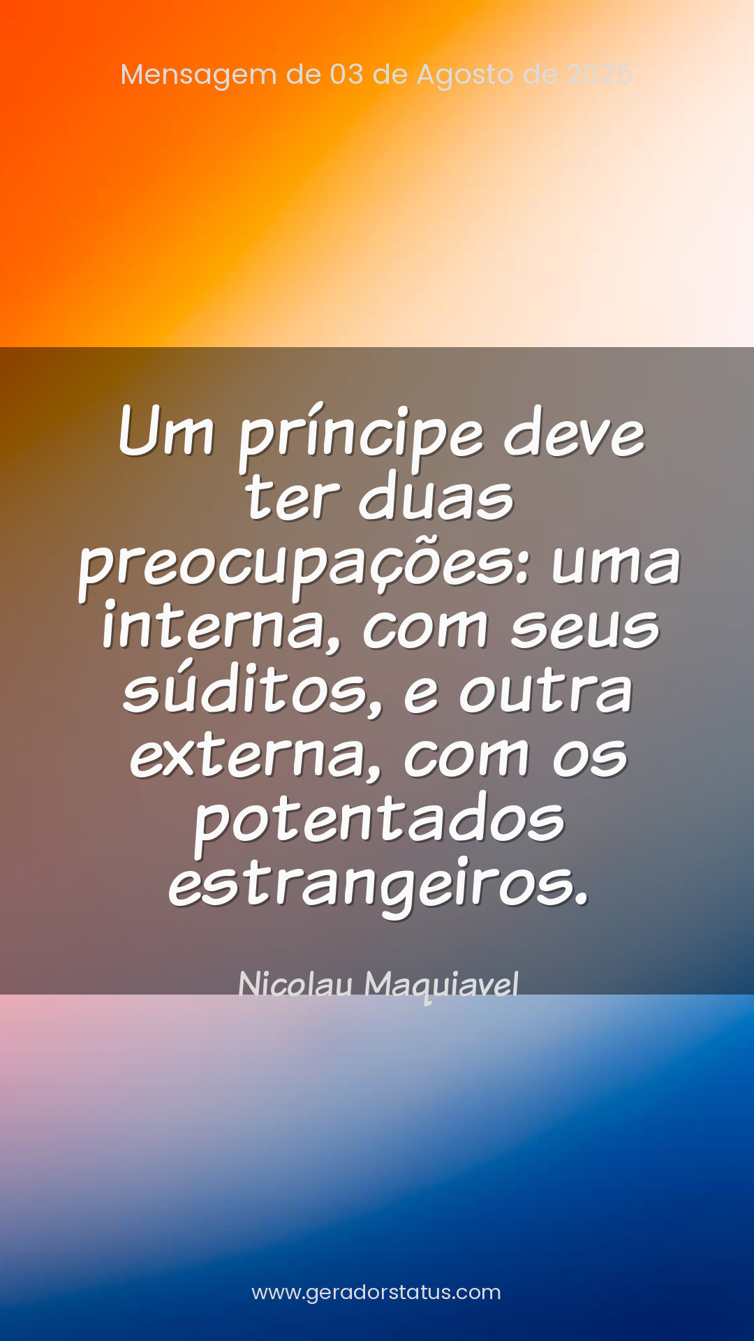 Status do dia: Sabedoria