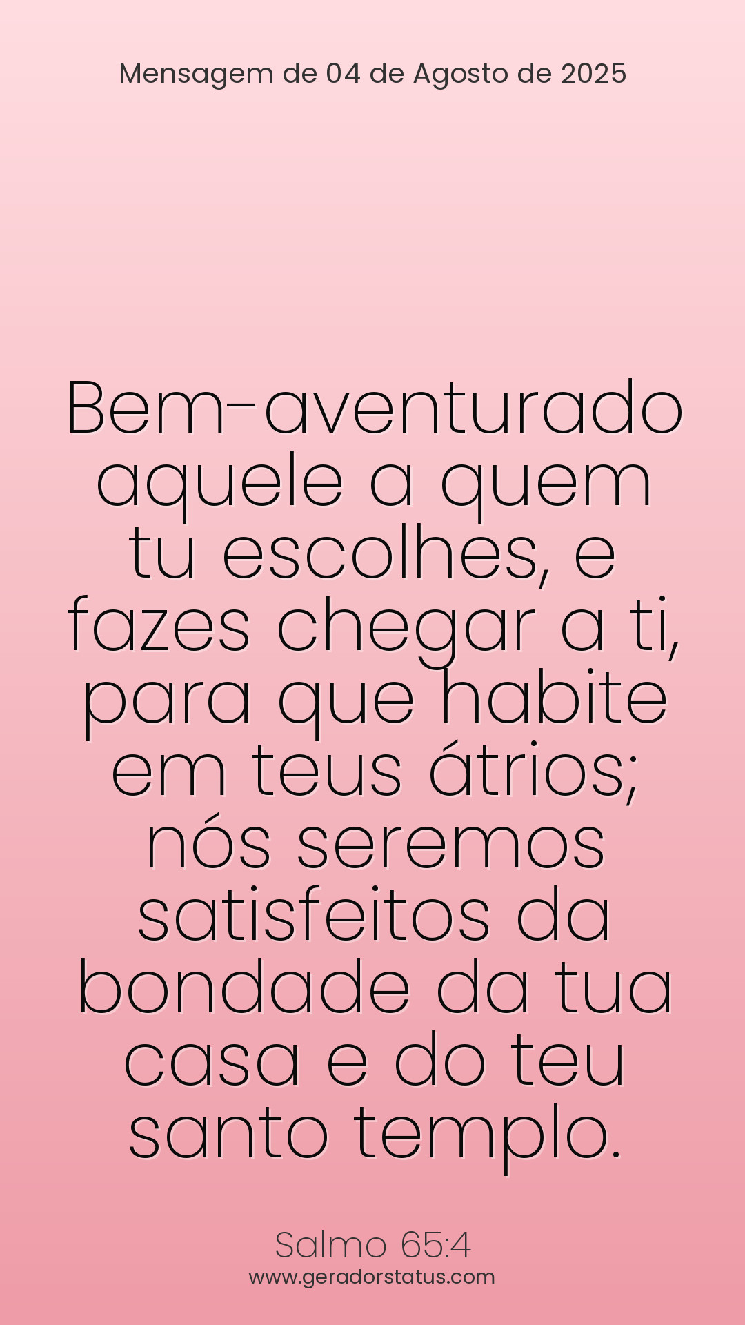 Status do dia: Salmo