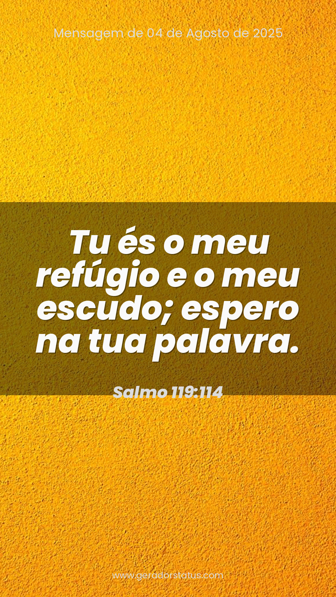 Status do dia: Salmo