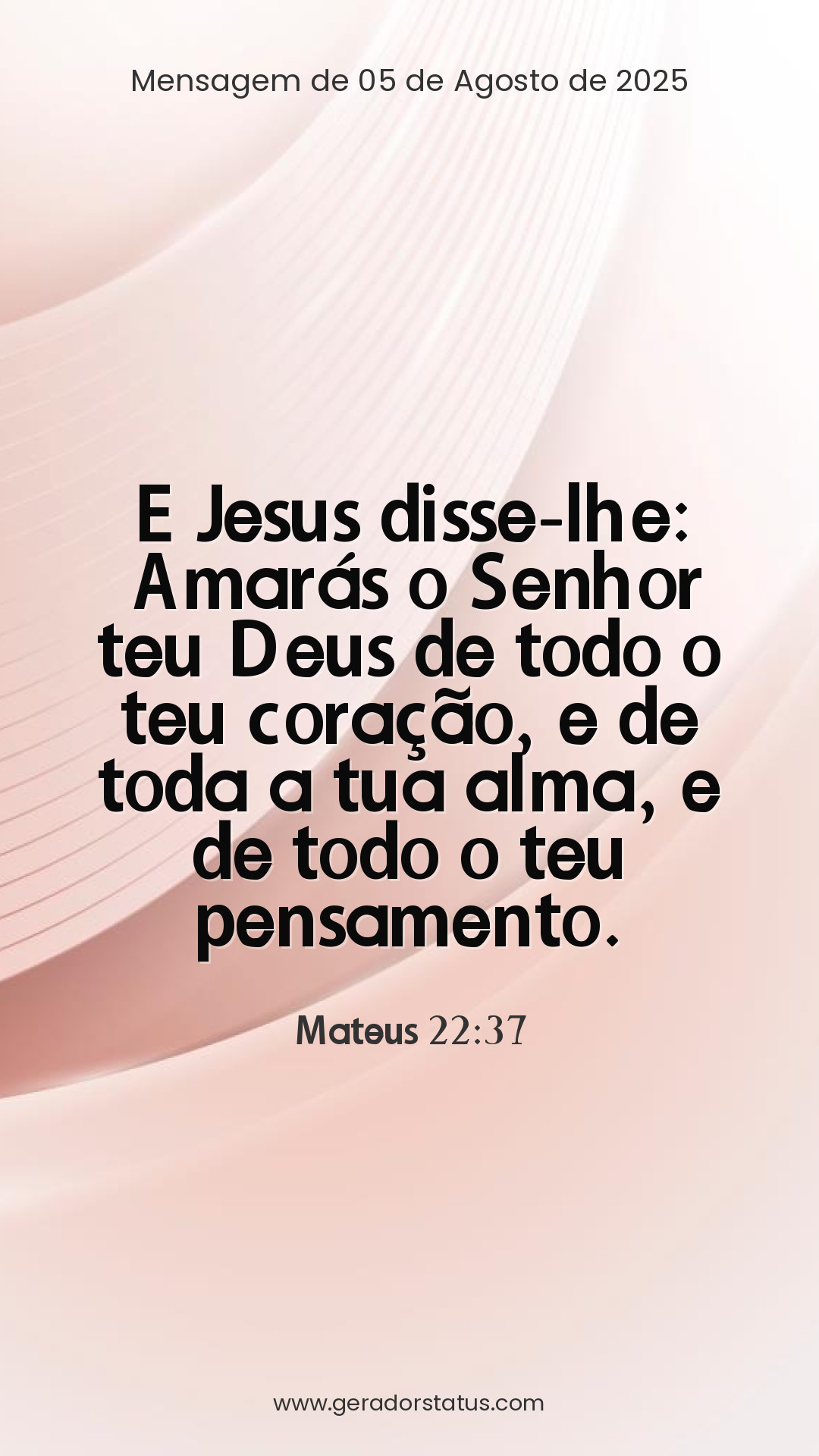 Status do dia: Versículo