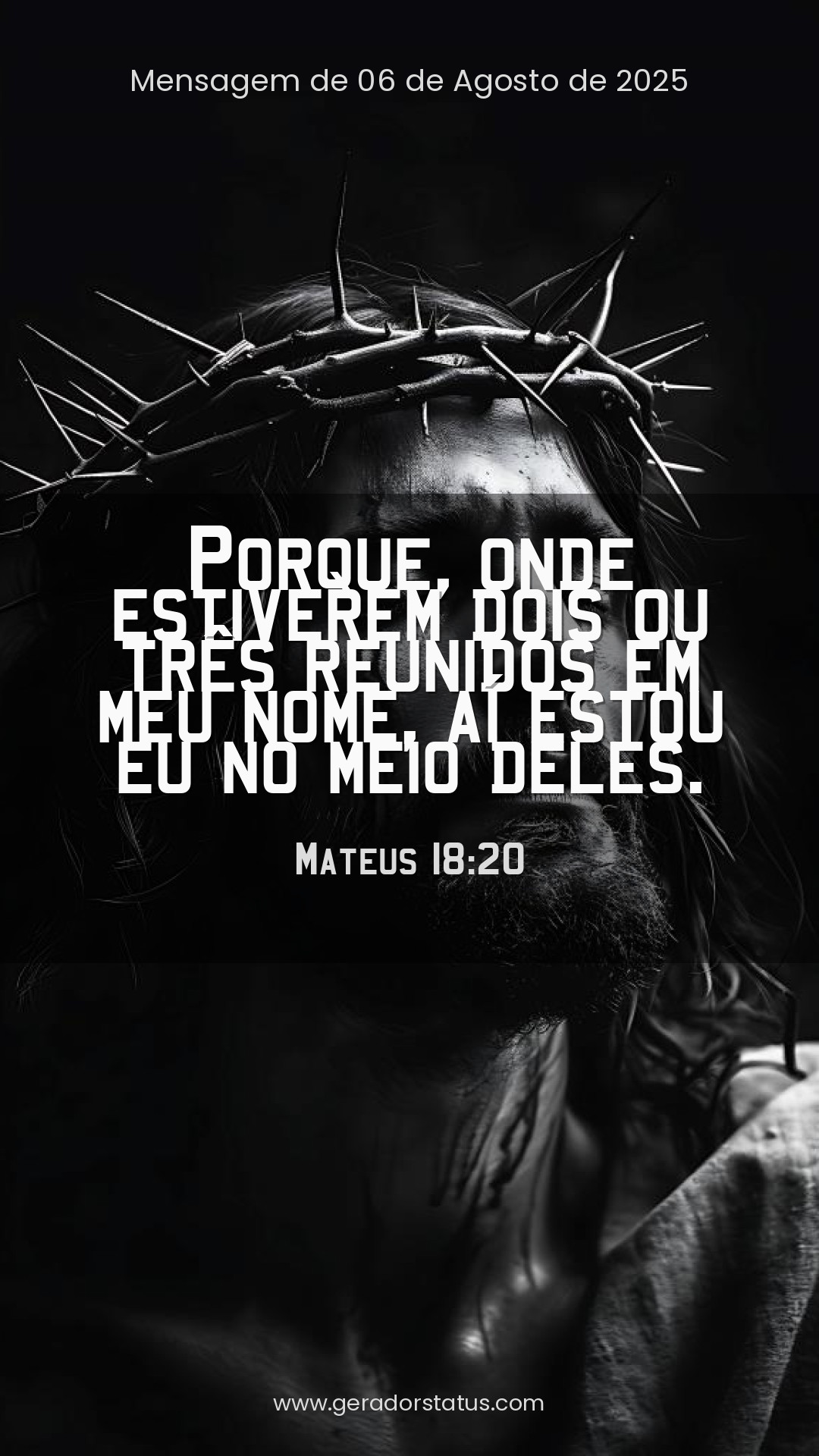 Status do dia: Versículo