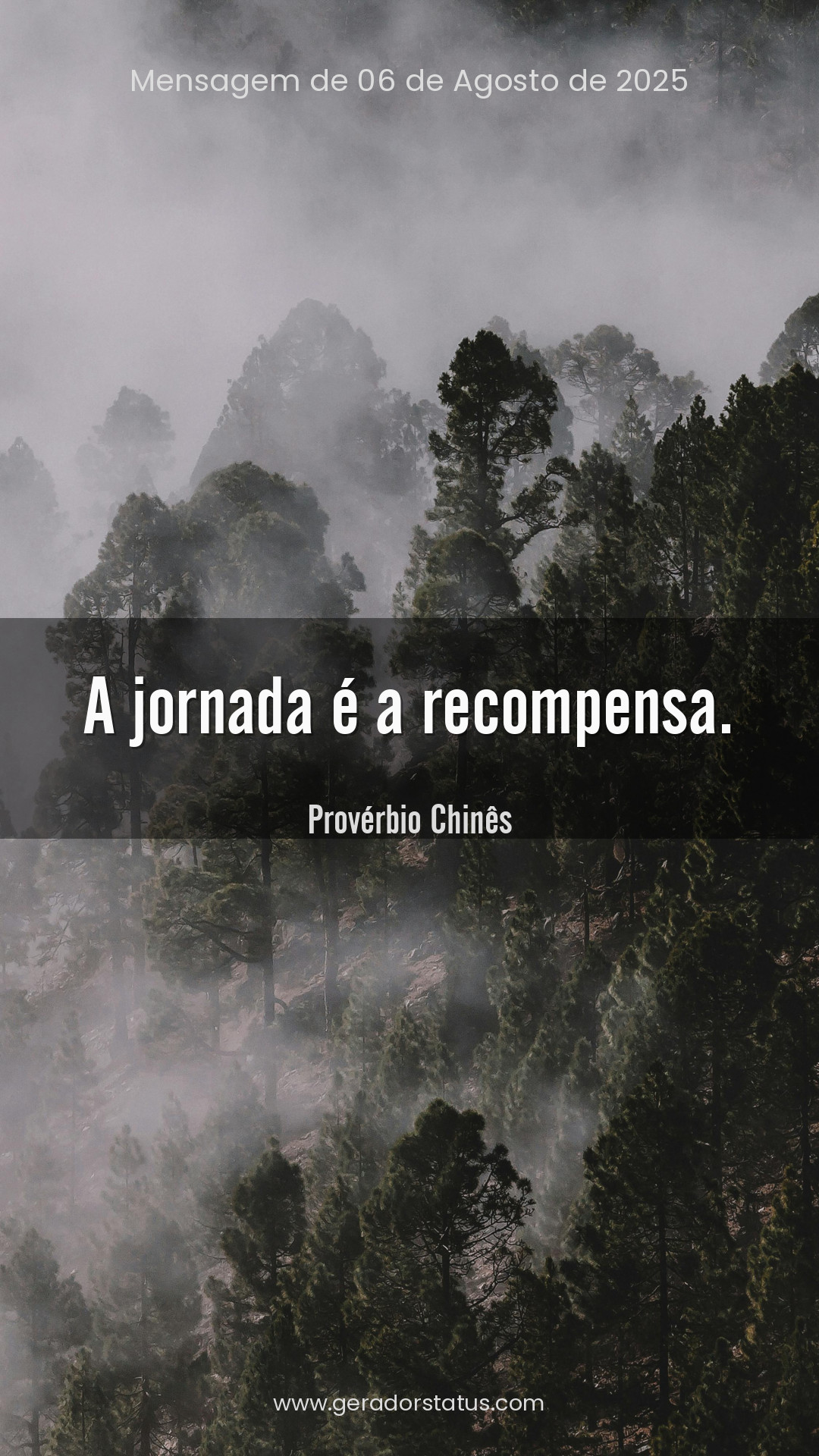 Status do dia: Reflexão