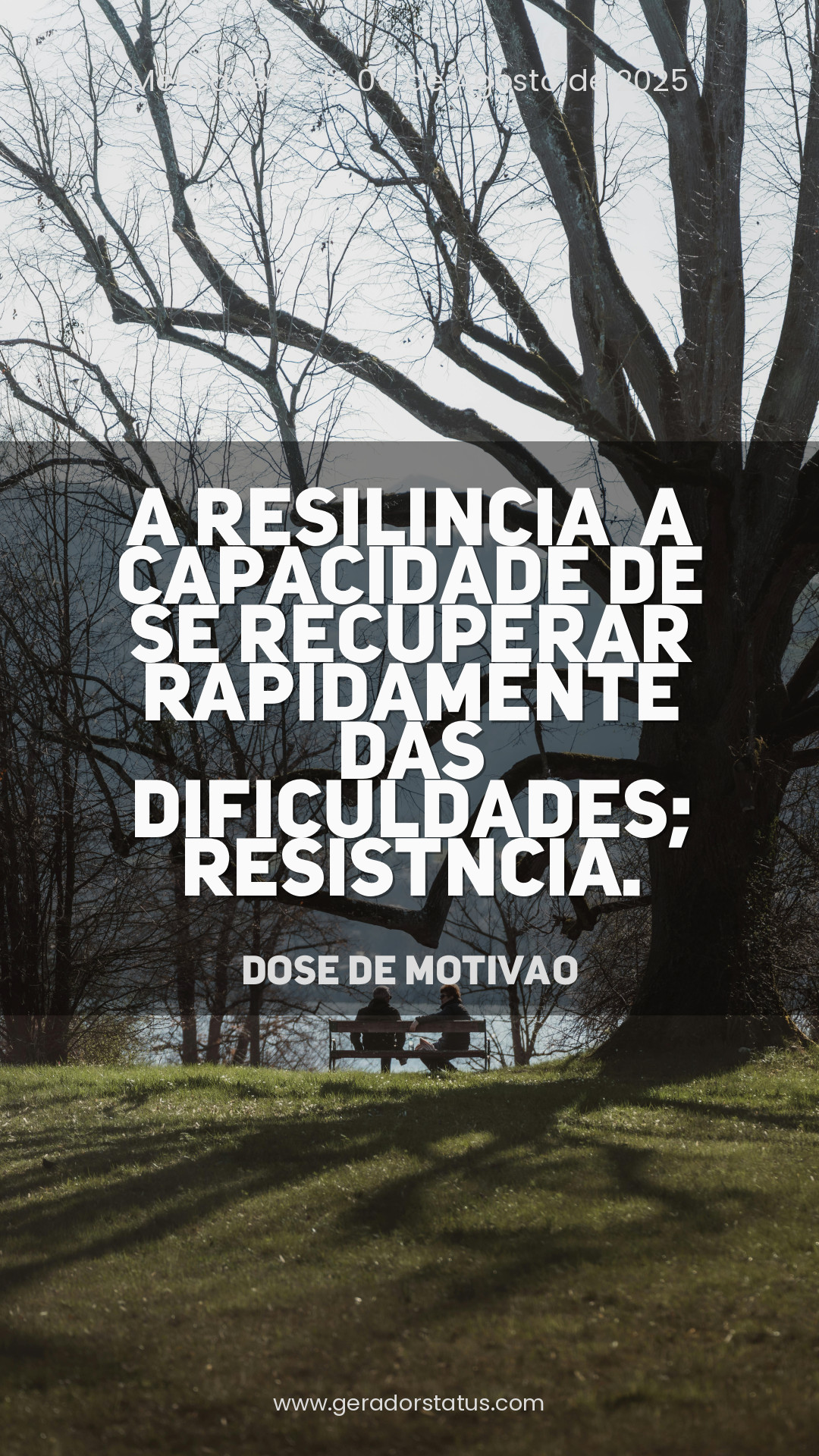 Status do dia: Motivacional