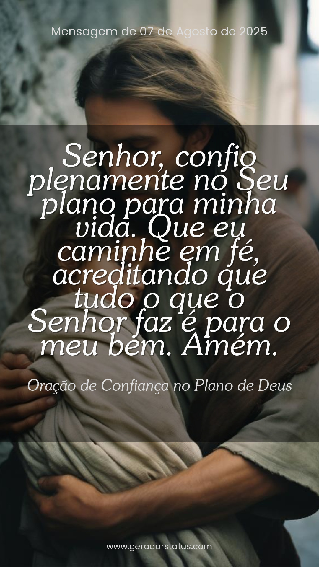 Status do dia: Oração Cristã