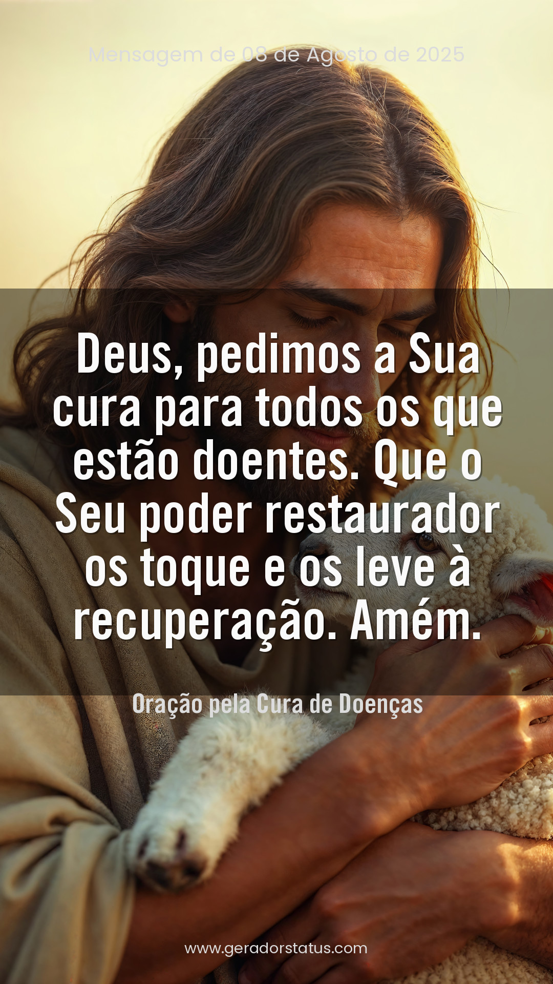 Status do dia: Oração Cristã