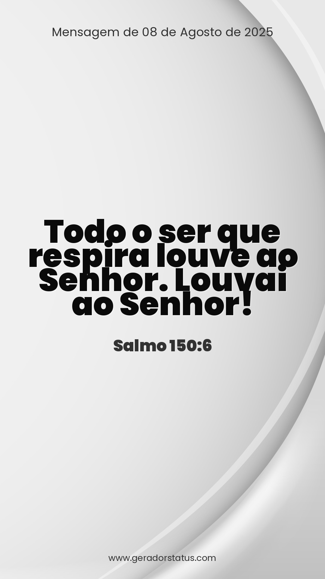 Status do dia: Salmo