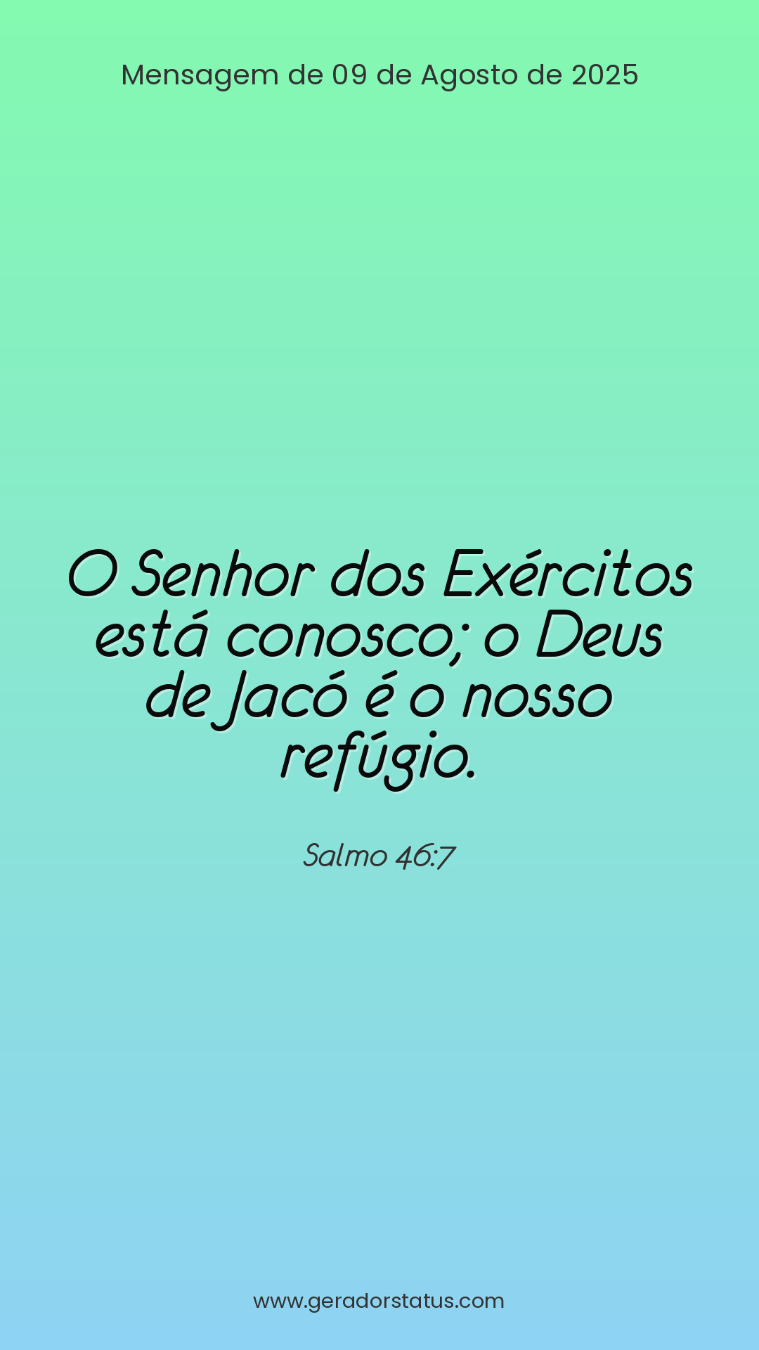 Status do dia: Salmo