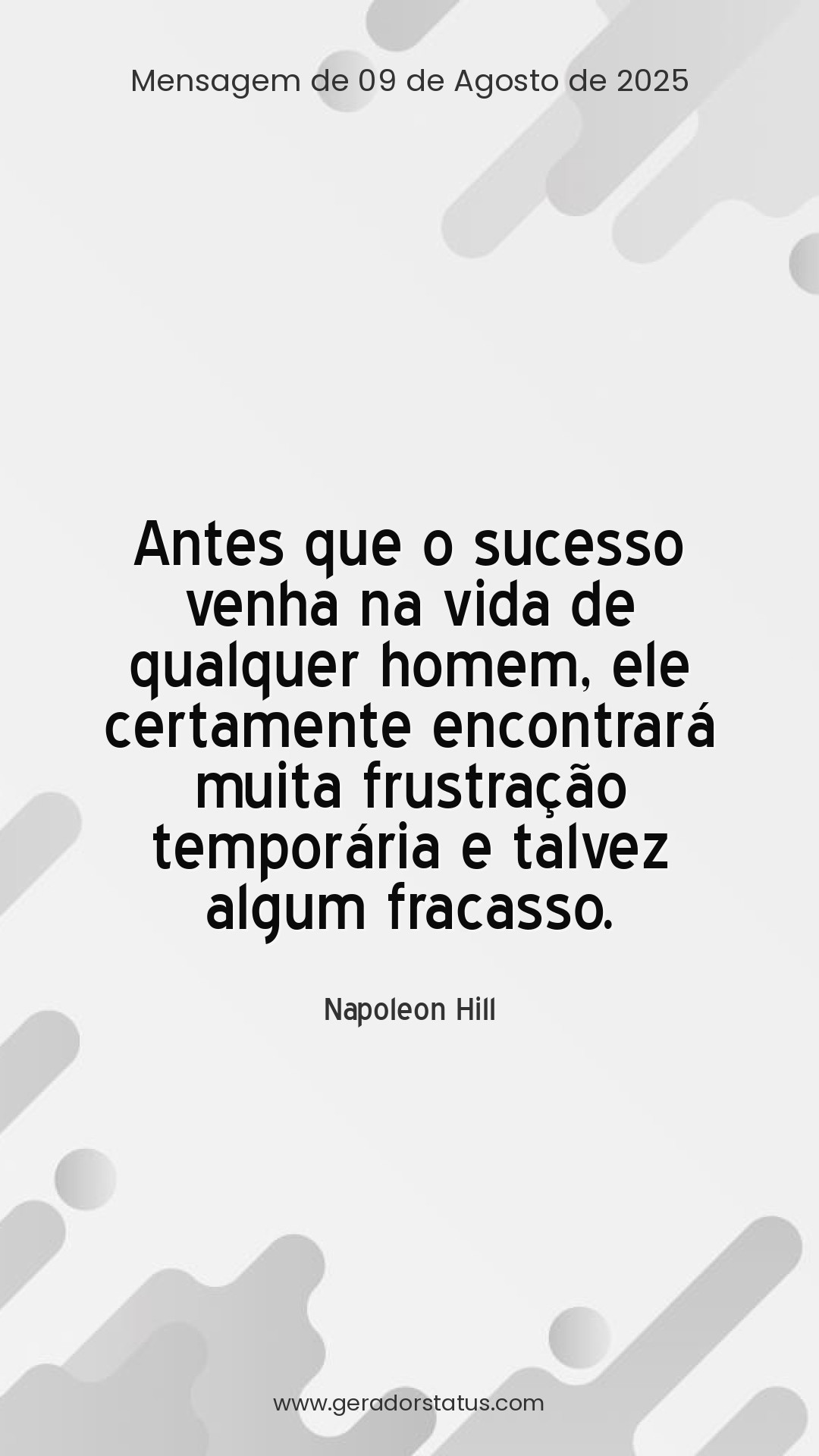 Status do dia: Sabedoria