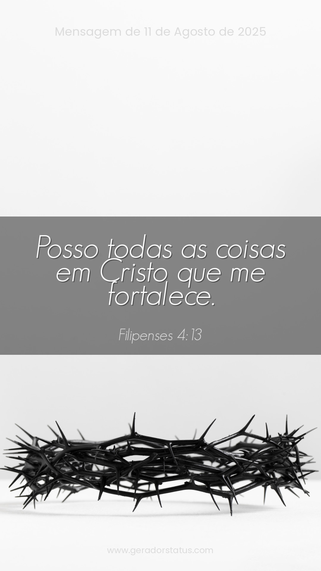 Status do dia: Versículo