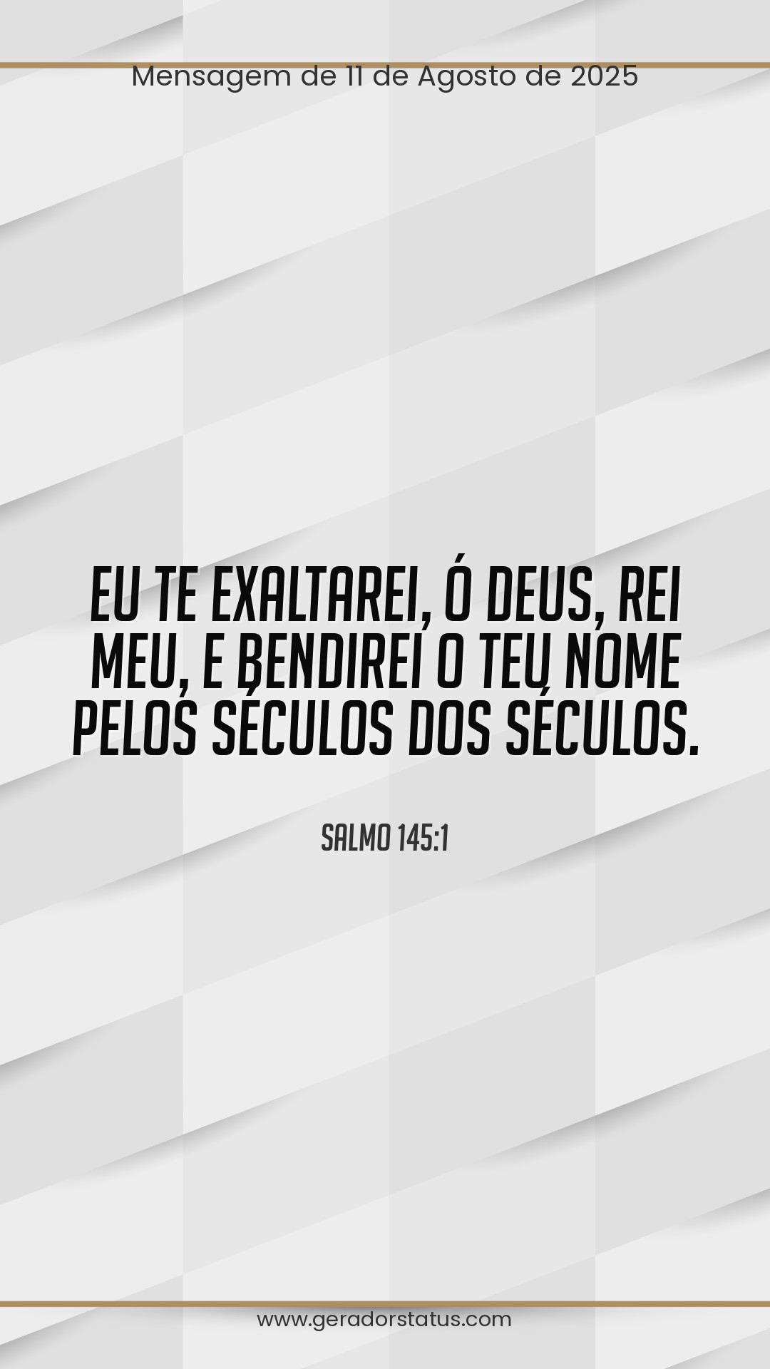 Status do dia: Salmo