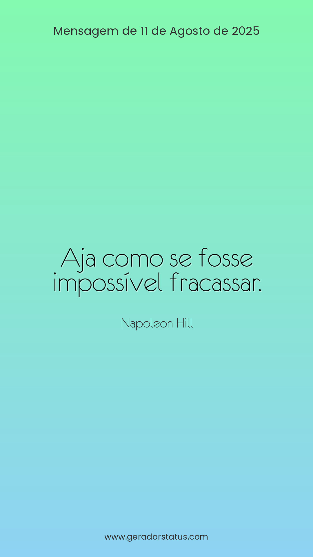 Status do dia: Sabedoria