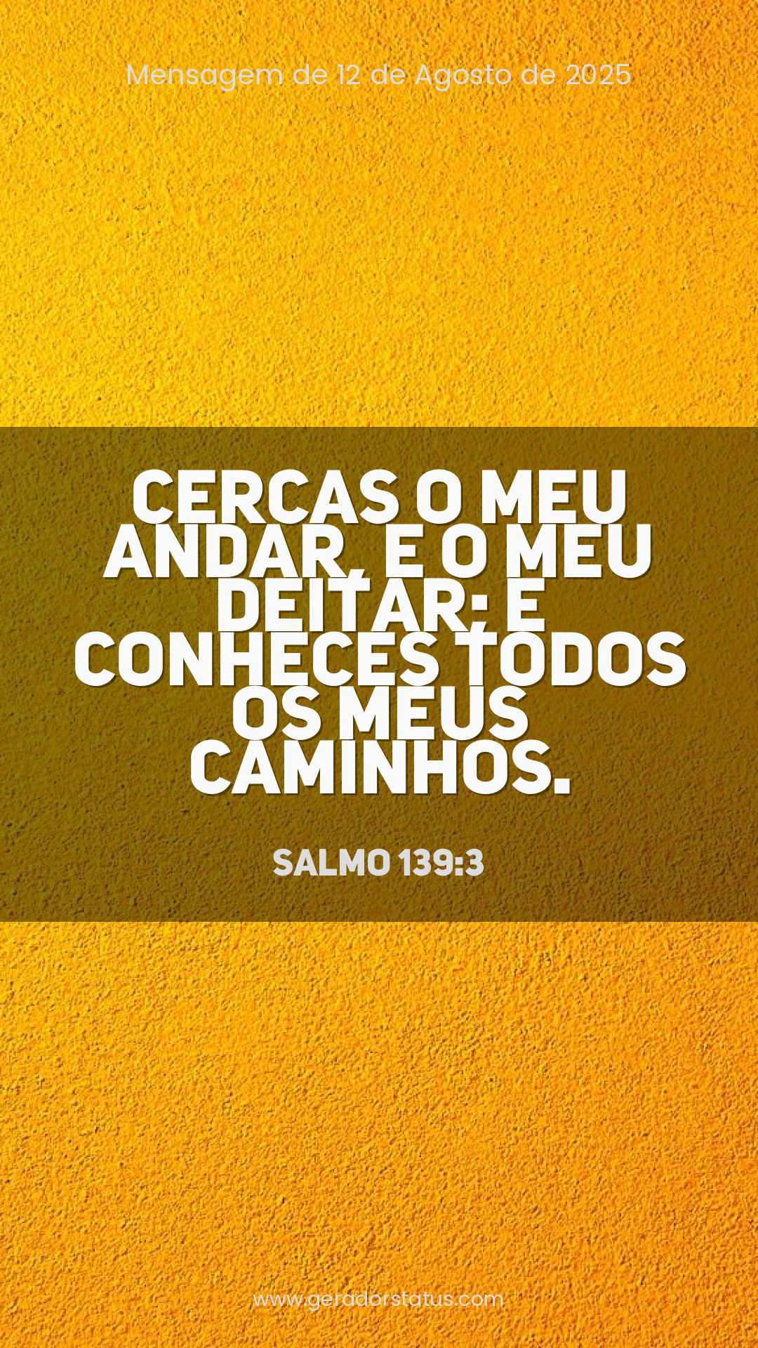 Status do dia: Salmo