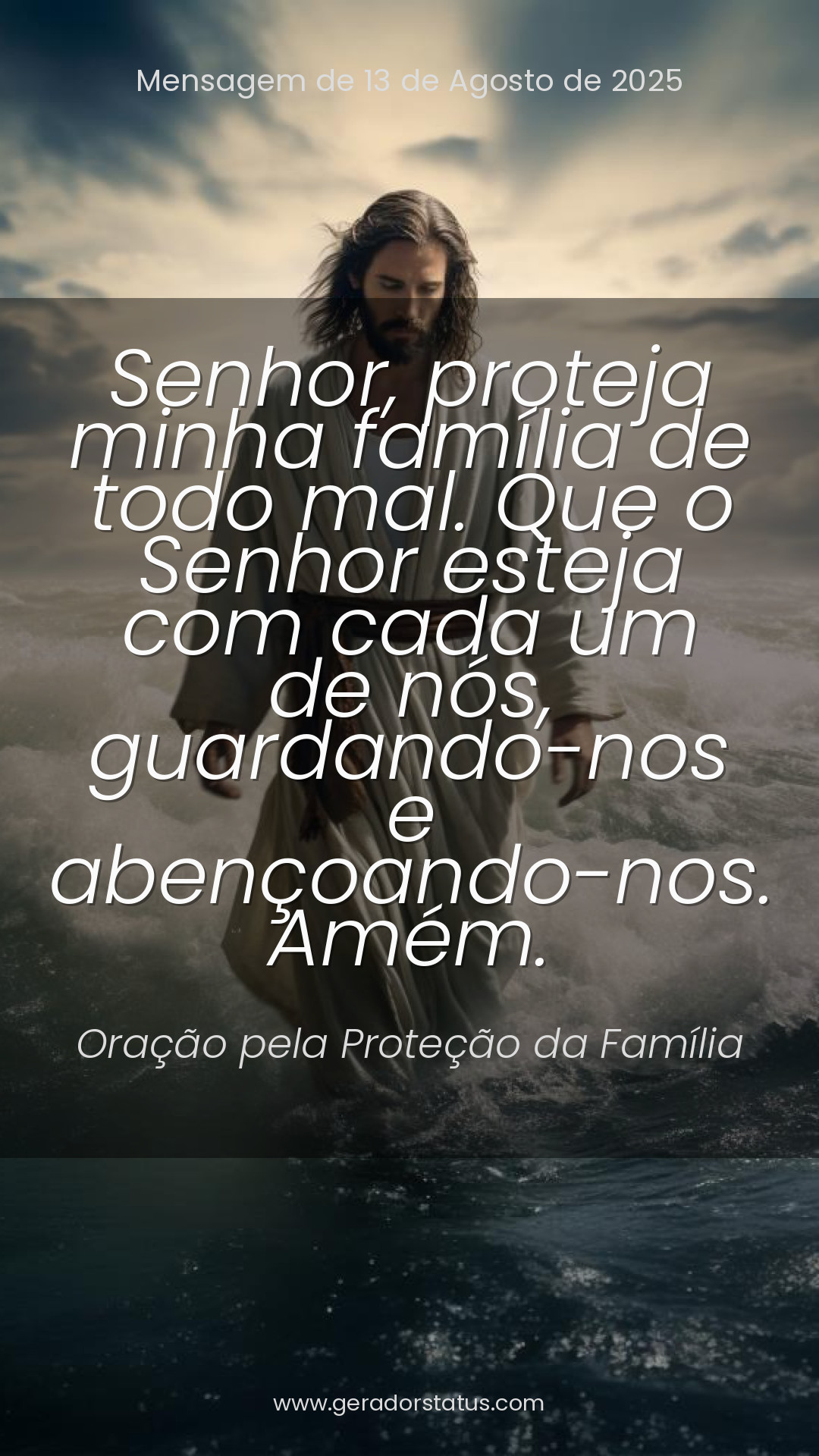 Status do dia: Oração Cristã