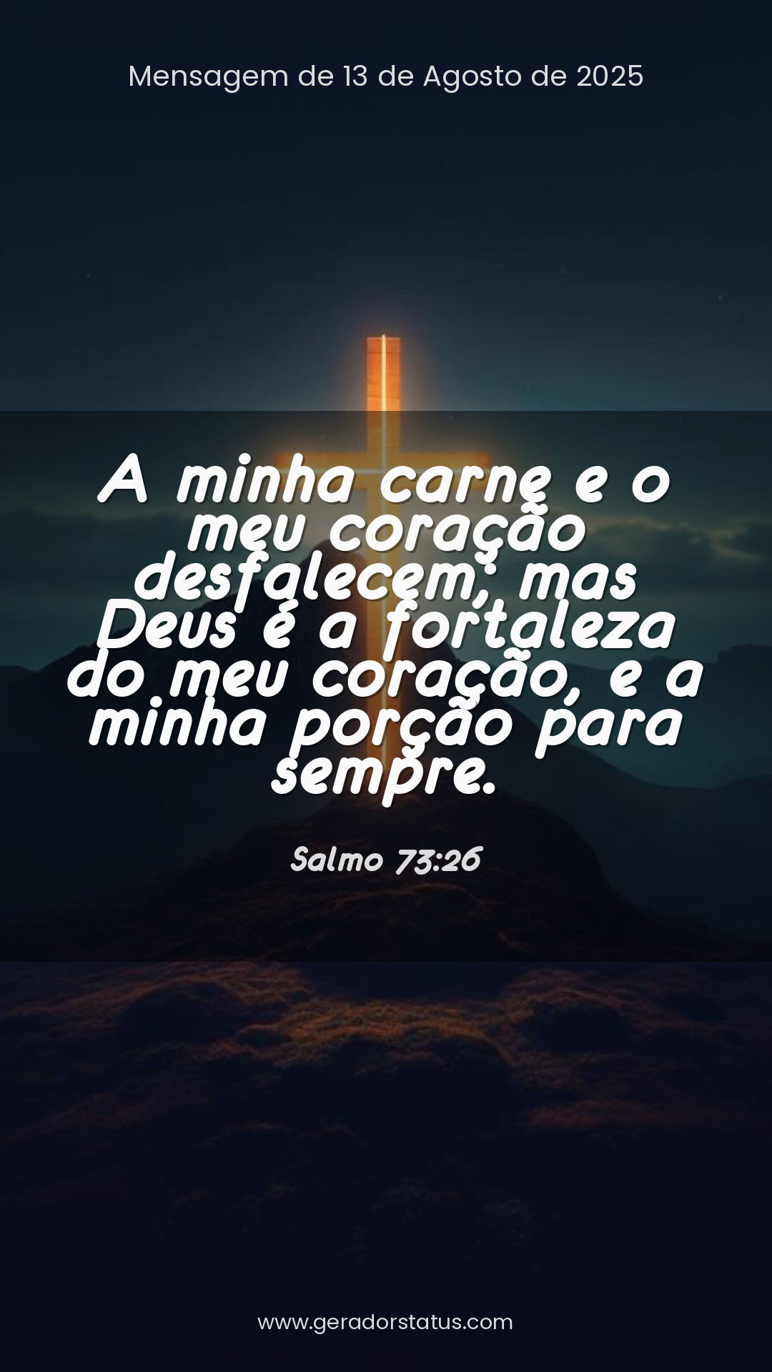 Status do dia: Salmo