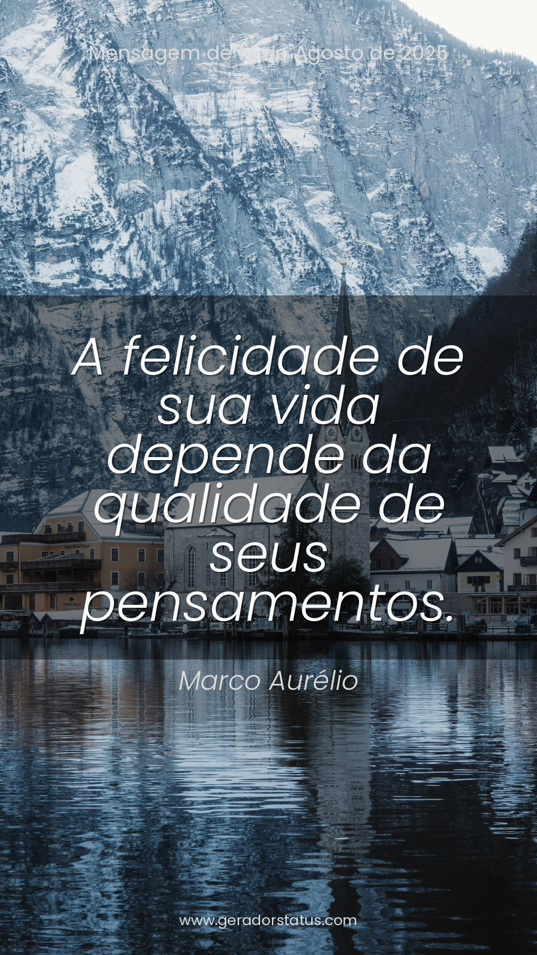 Status do dia: Reflexão