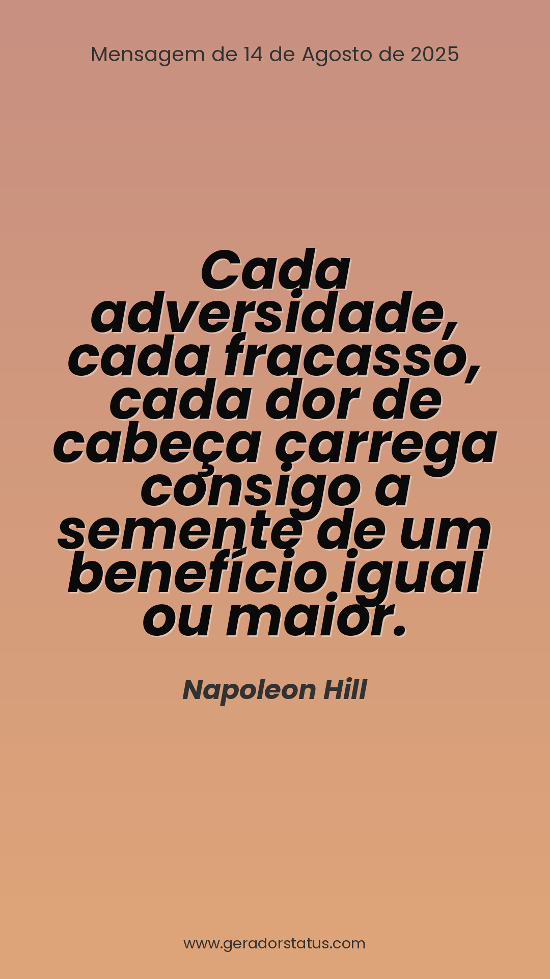 Status do dia: Sabedoria