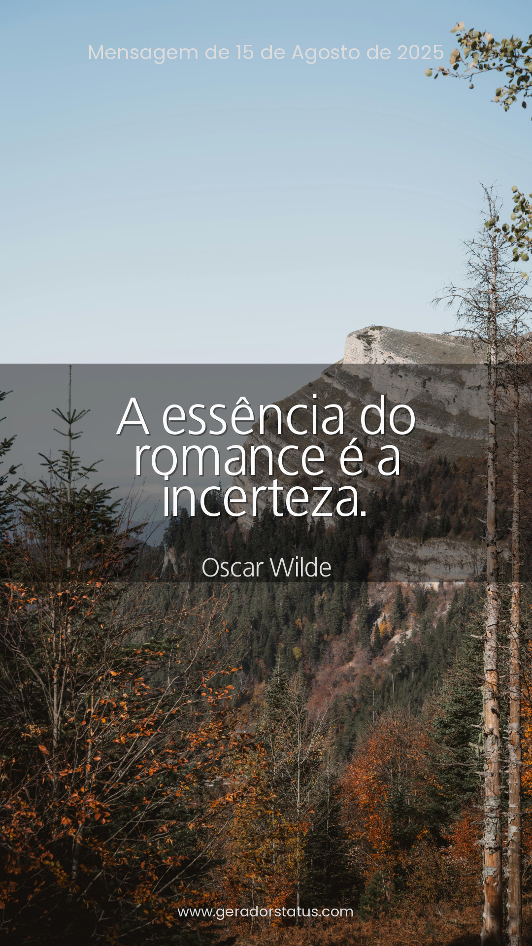 Status do dia: Citação