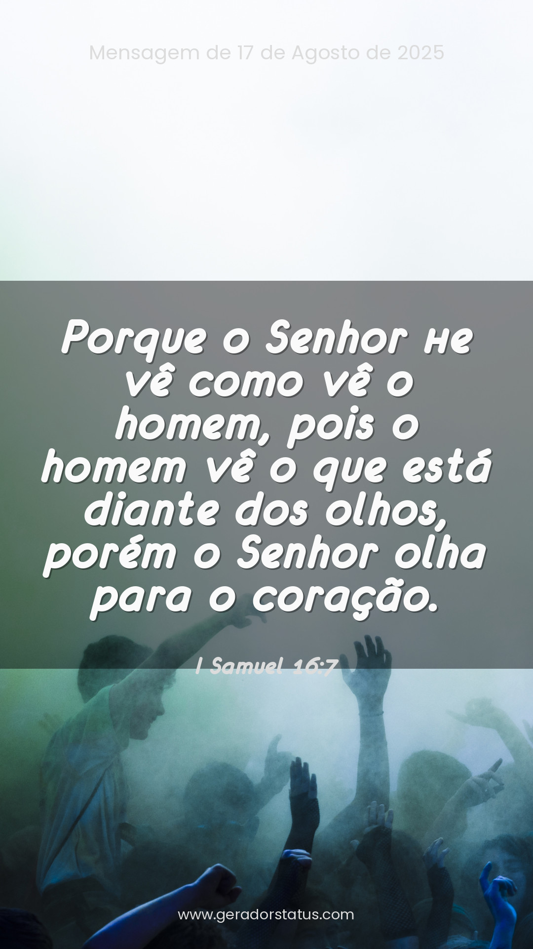 Status do dia: Versículo