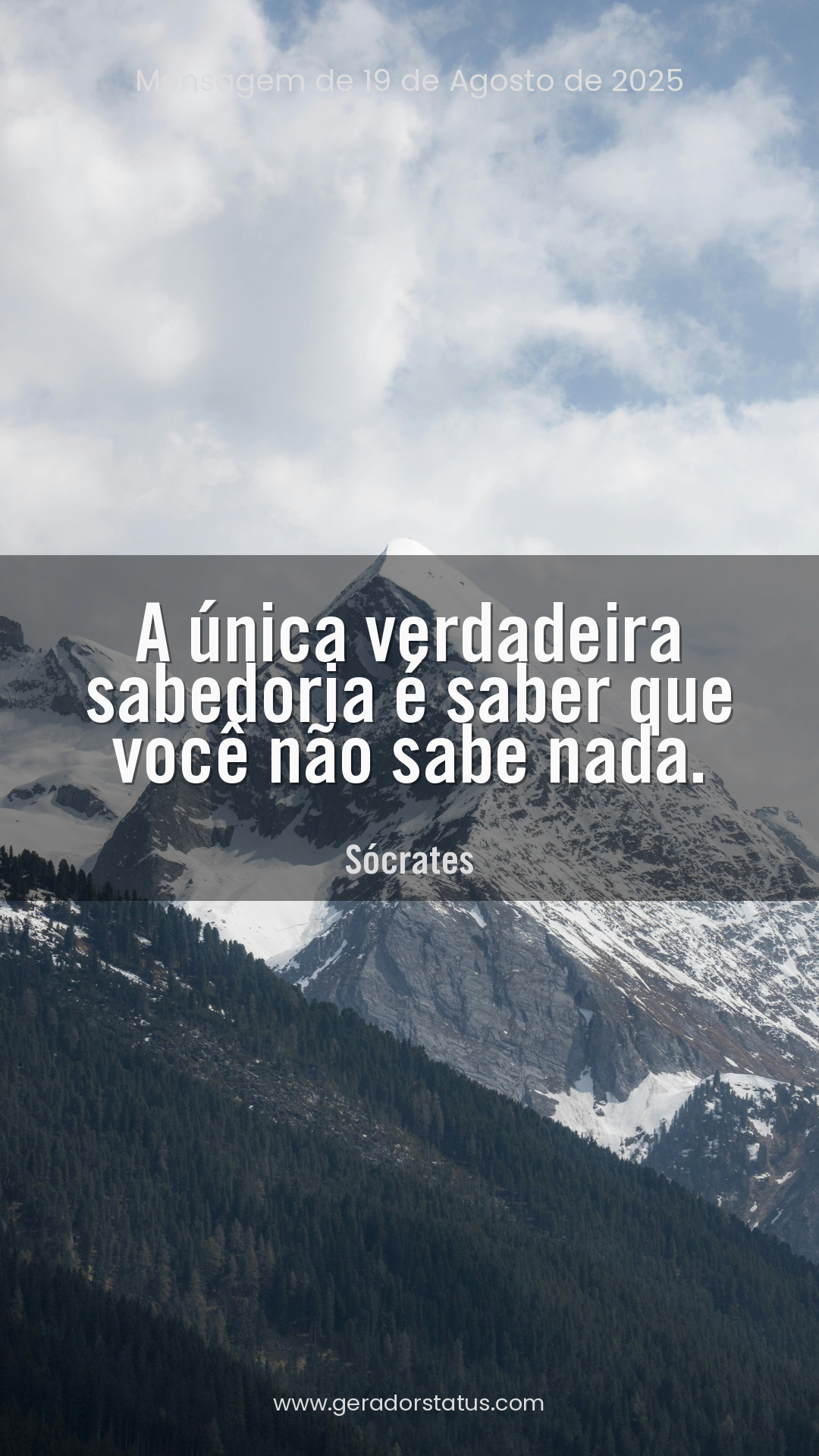 Status do dia: Citação