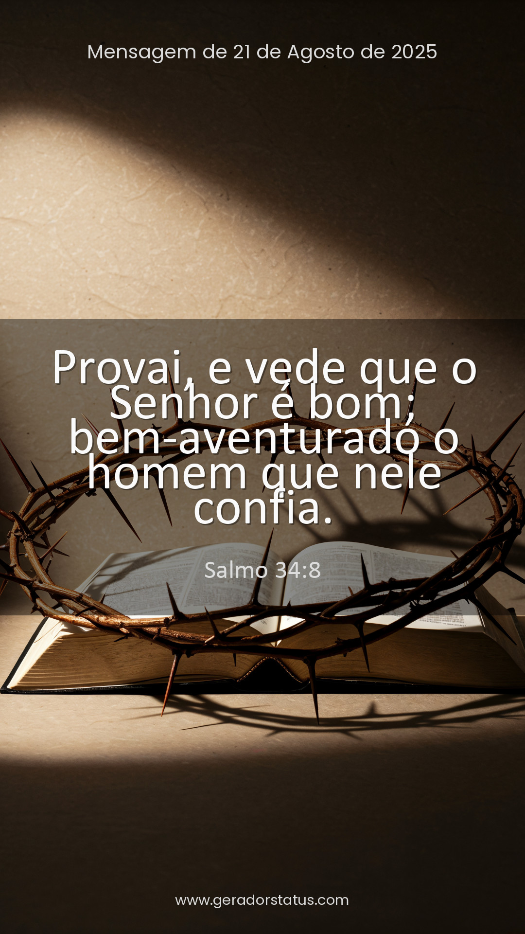 Status do dia: Salmo