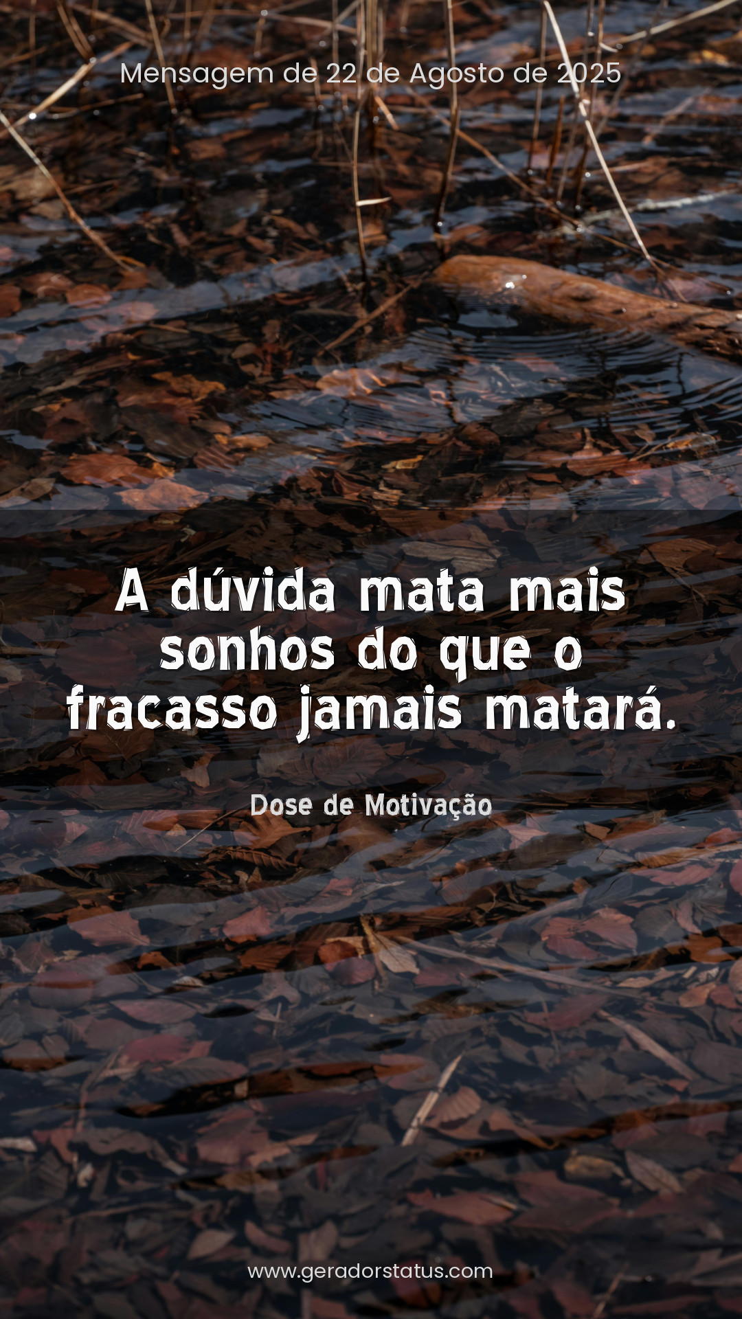 Status do dia: Motivacional