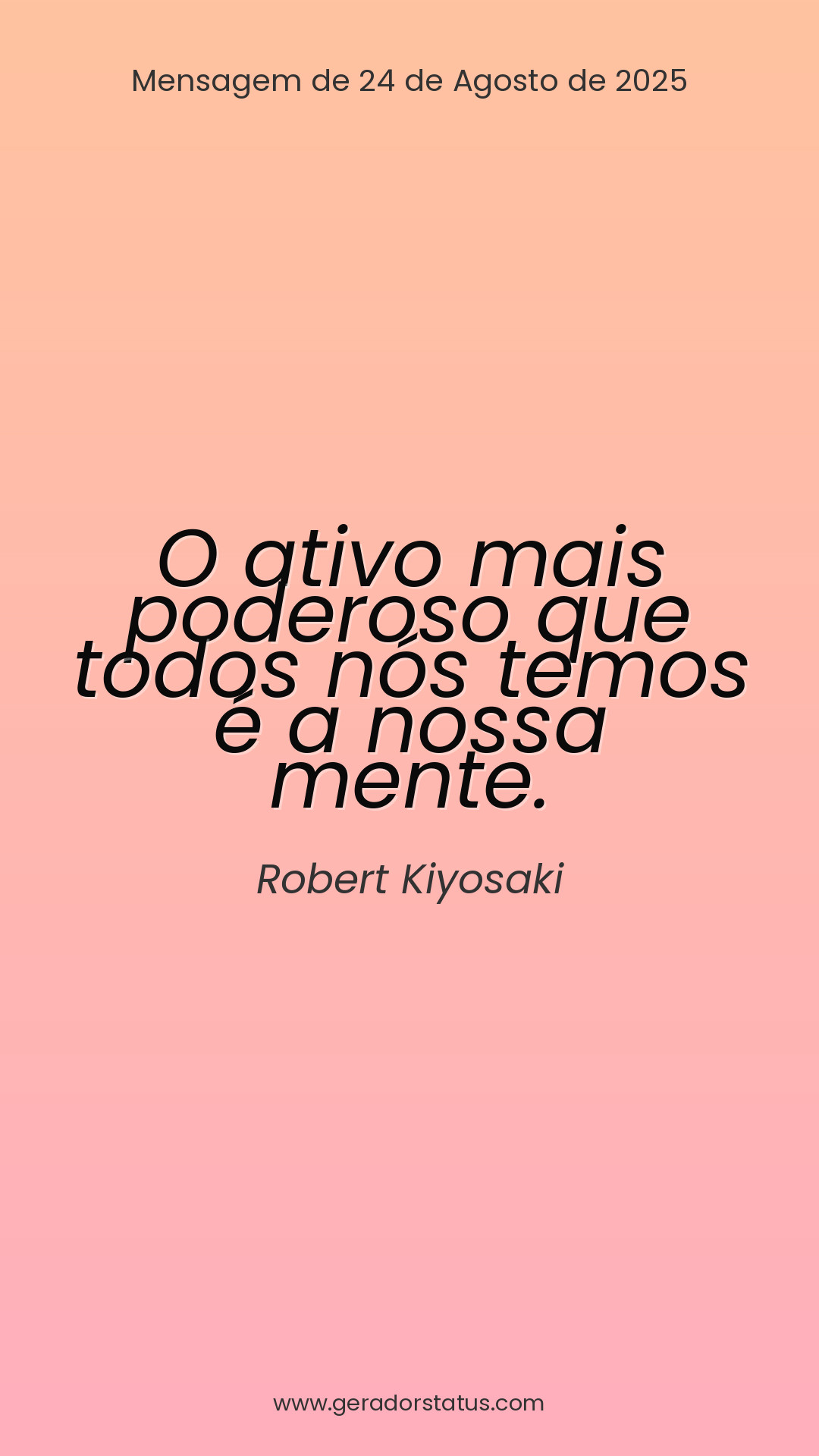 Status do dia: Sabedoria