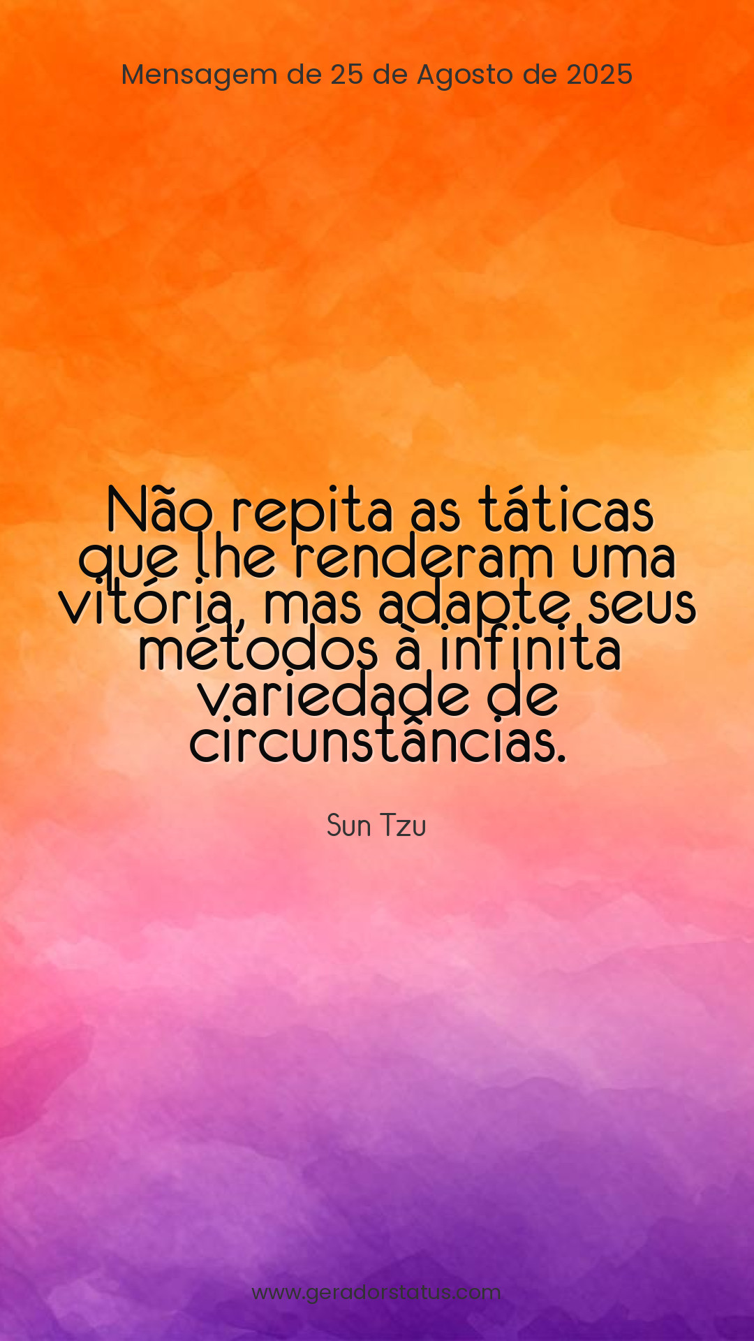 Status do dia: Sabedoria