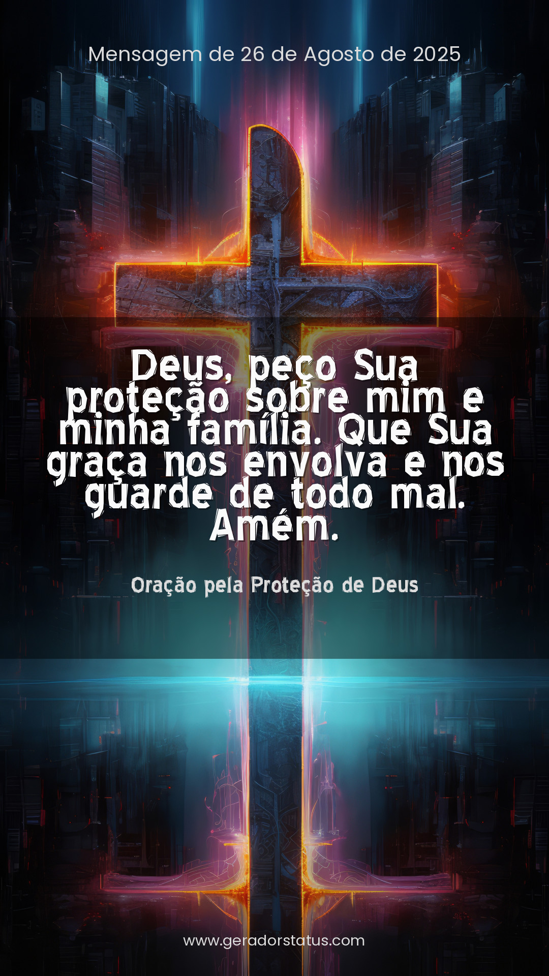 Status do dia: Oração Cristã