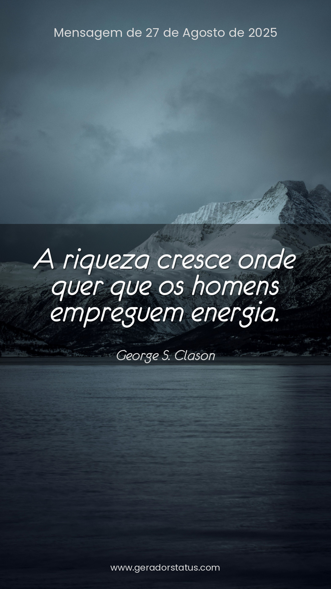 Status do dia: Sabedoria