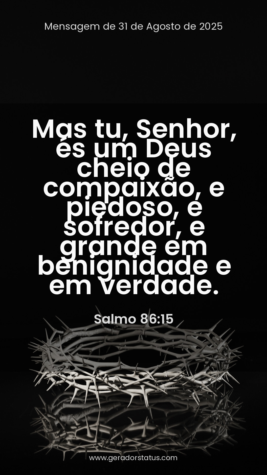 Status do dia: Salmo