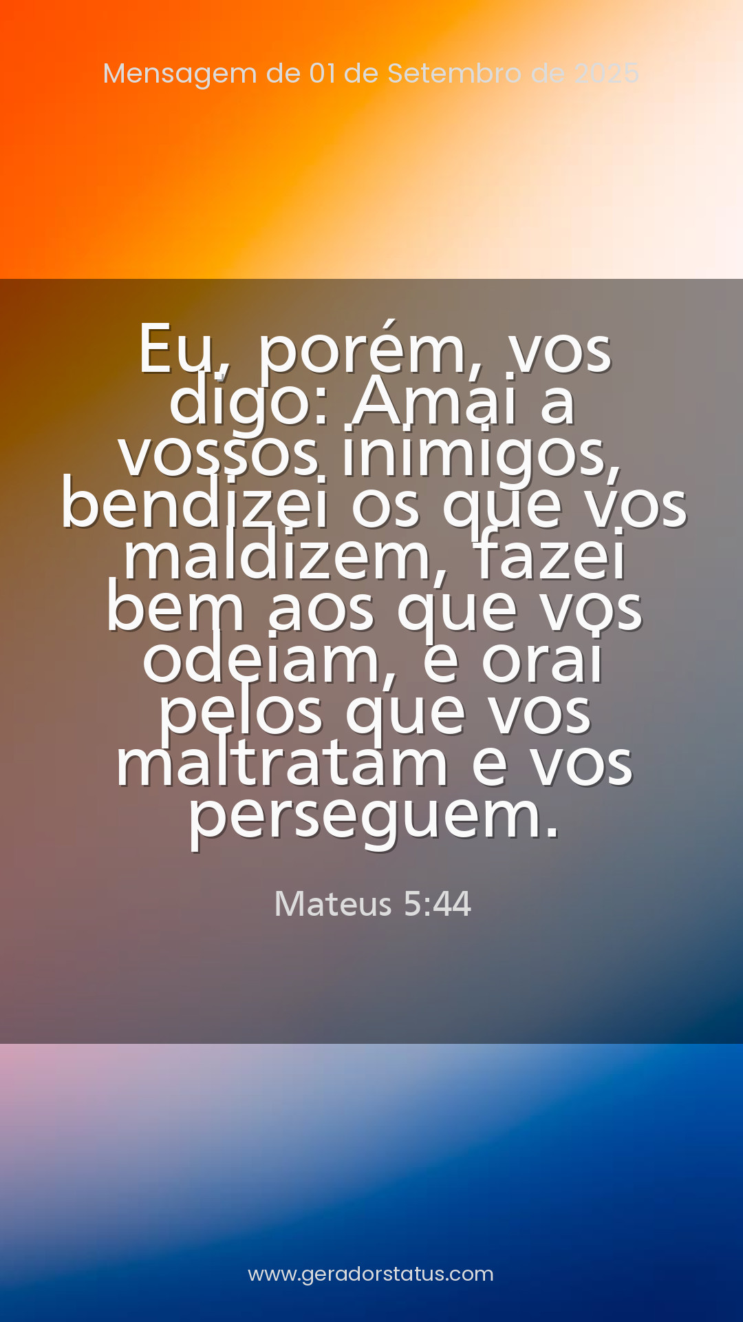 Status do dia: Versículo