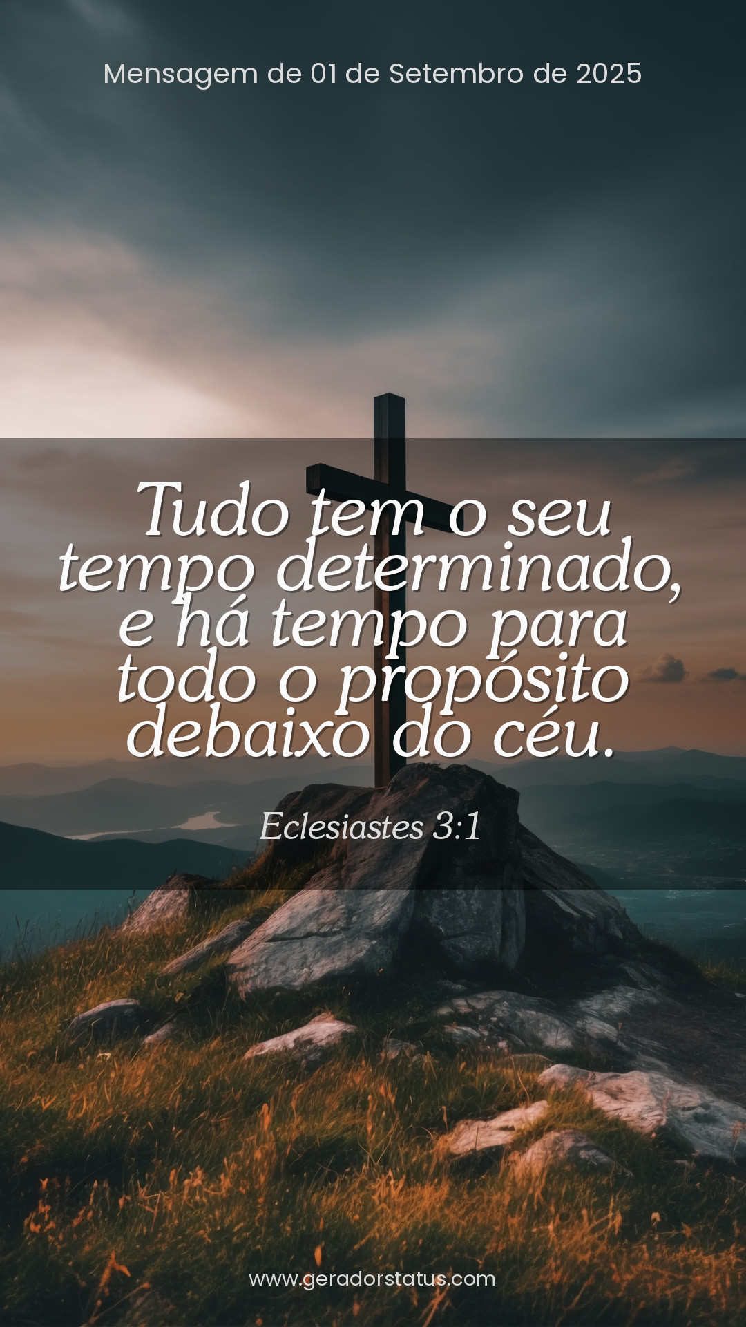 Status do dia: Versículo