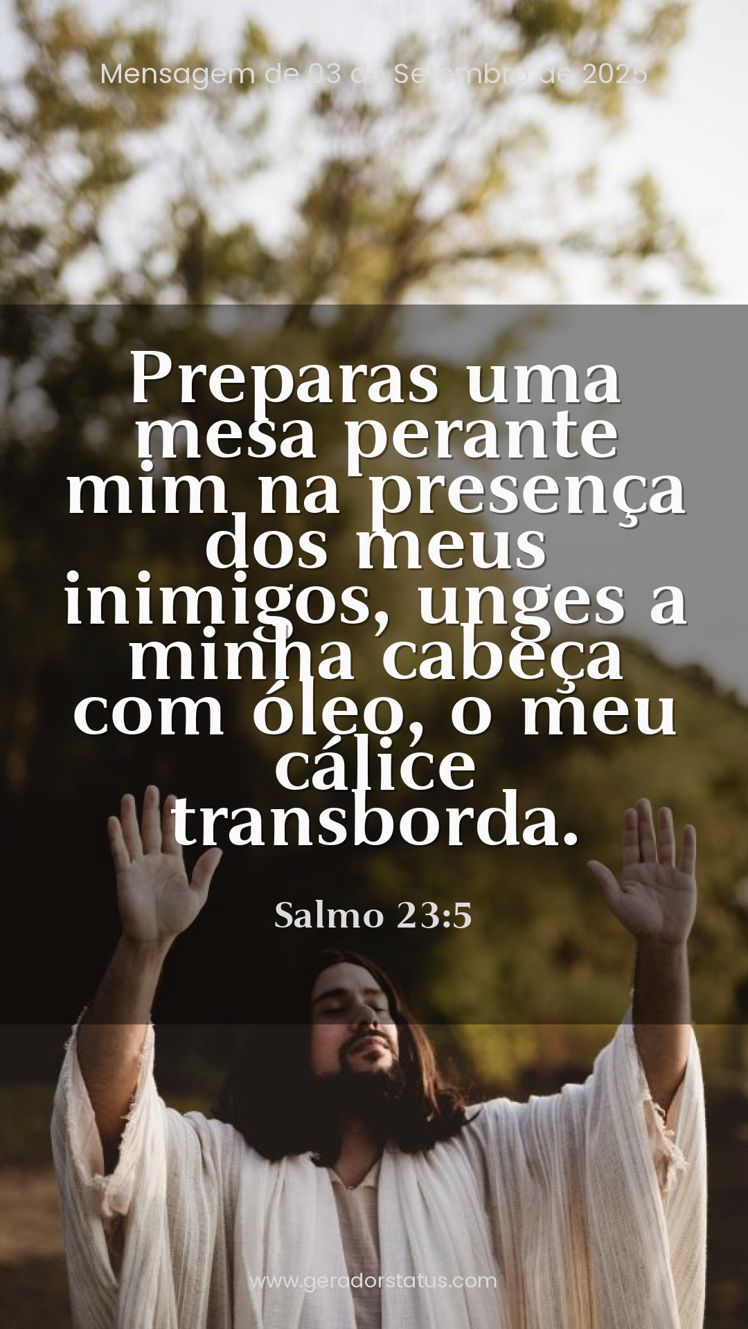 Status do dia: Salmo