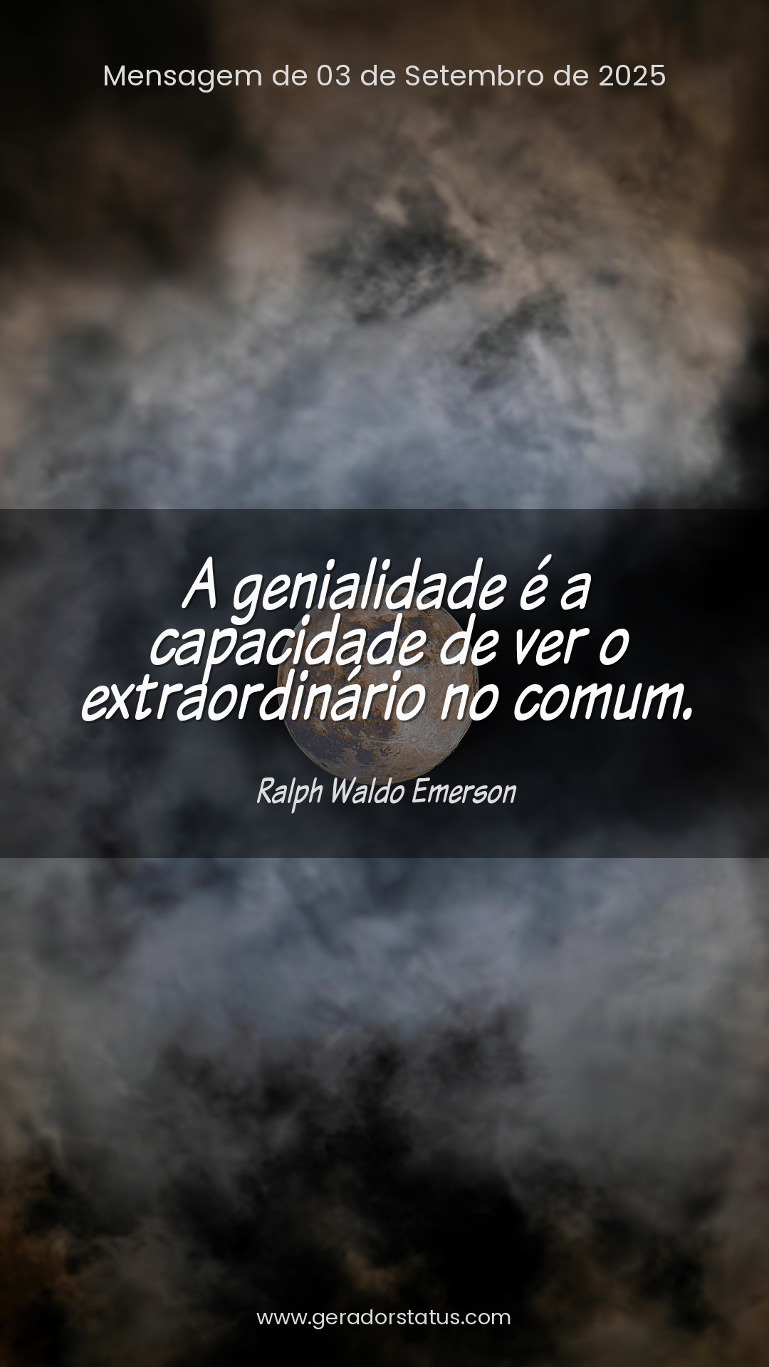 Status do dia: Citação