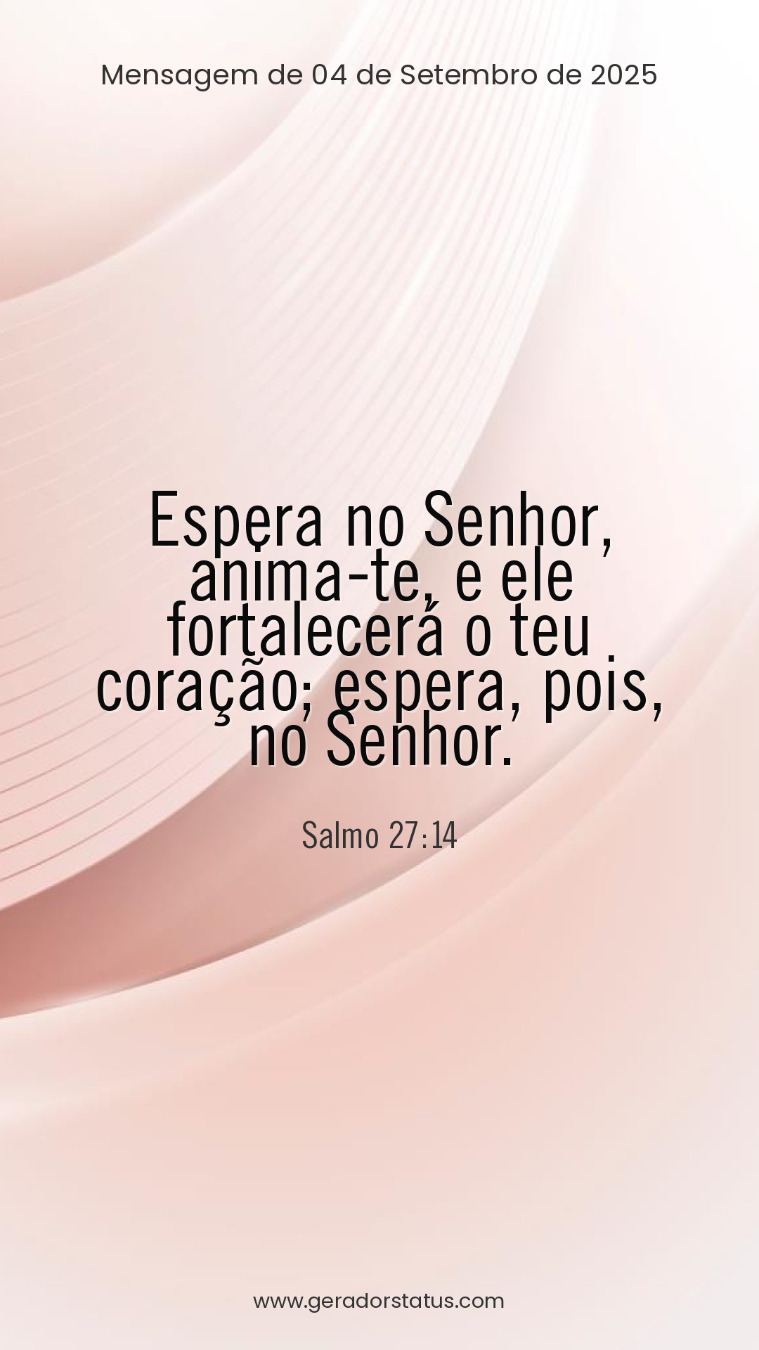 Status do dia: Salmo