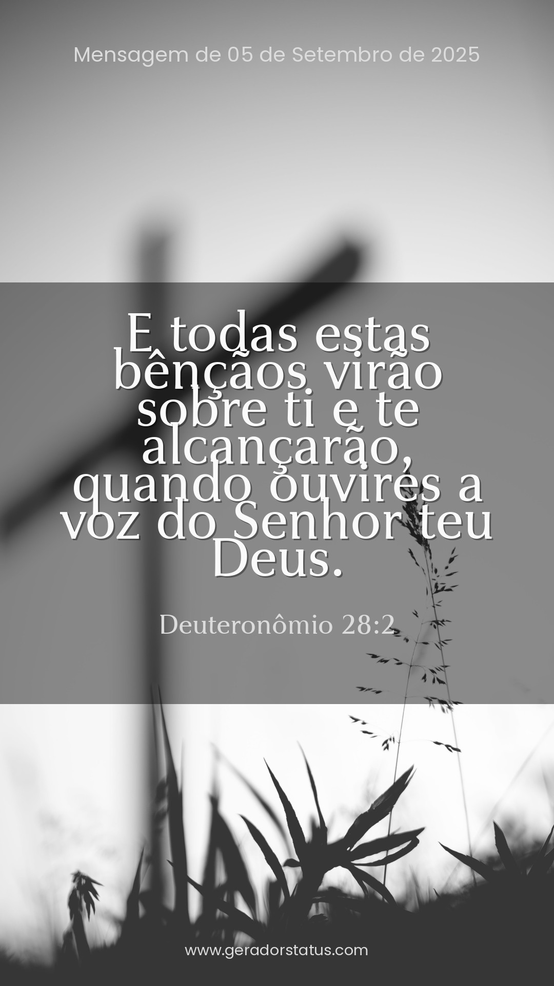 Status do dia: Versículo