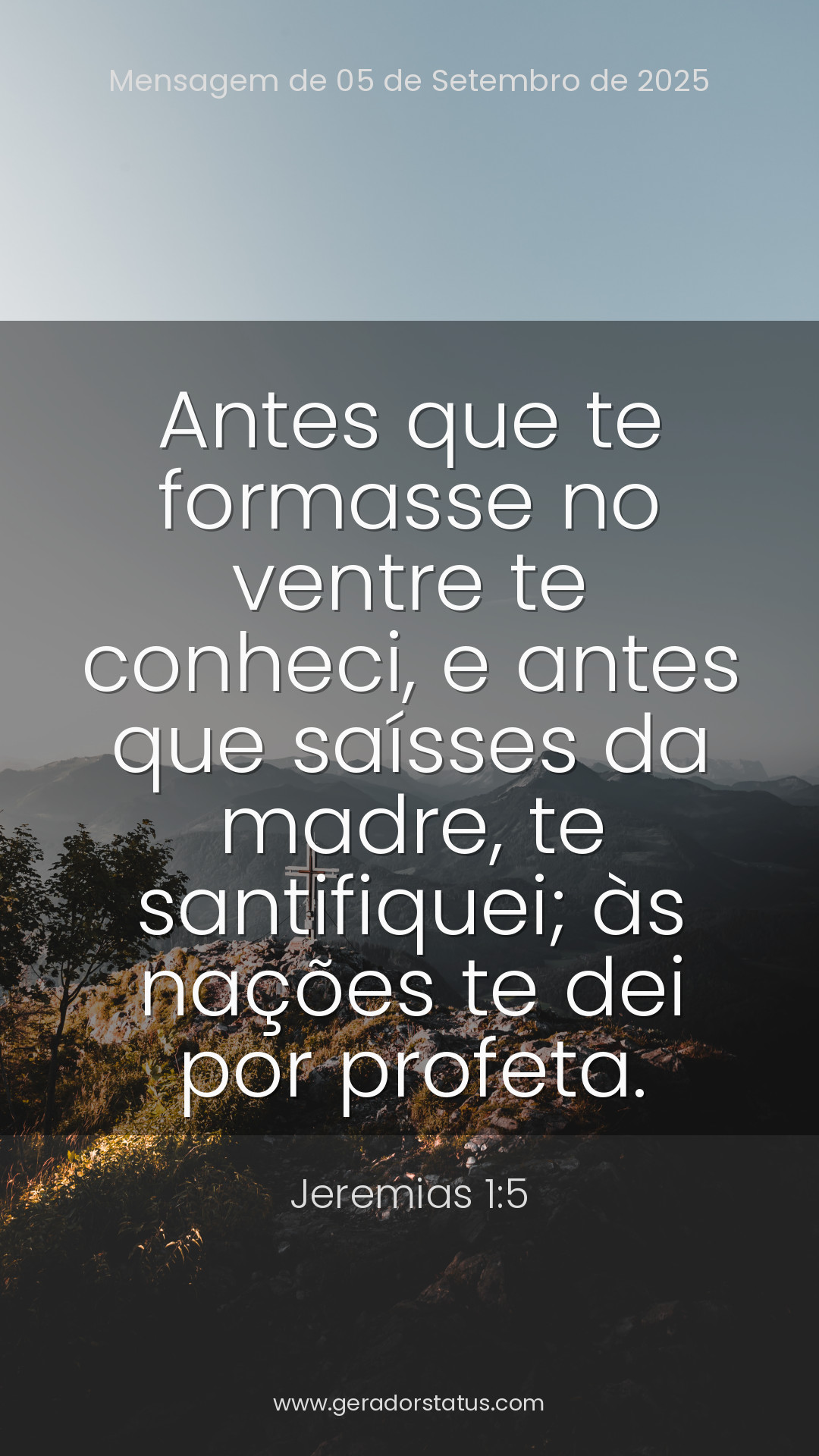 Status do dia: Versículo